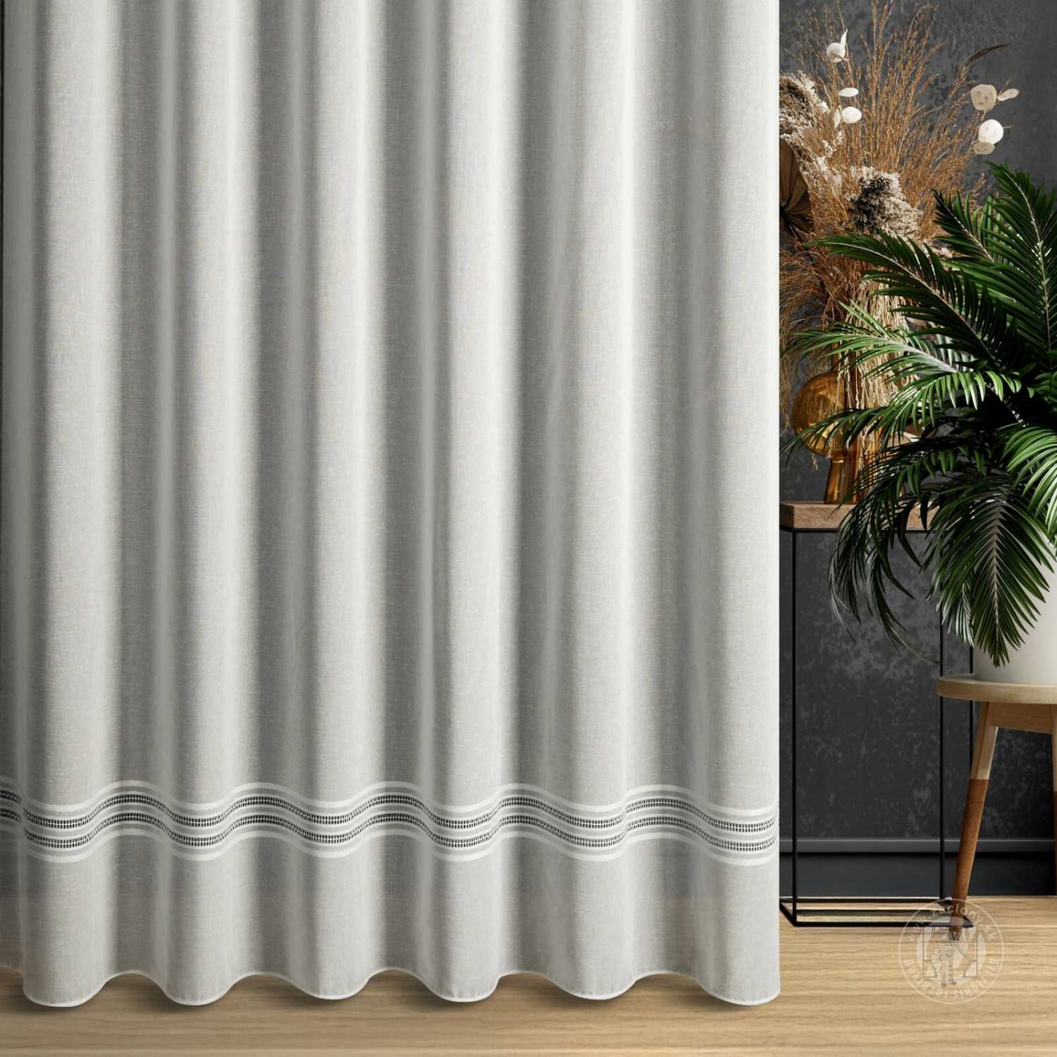 Záclona metráž 12608 prírodná, 300cm