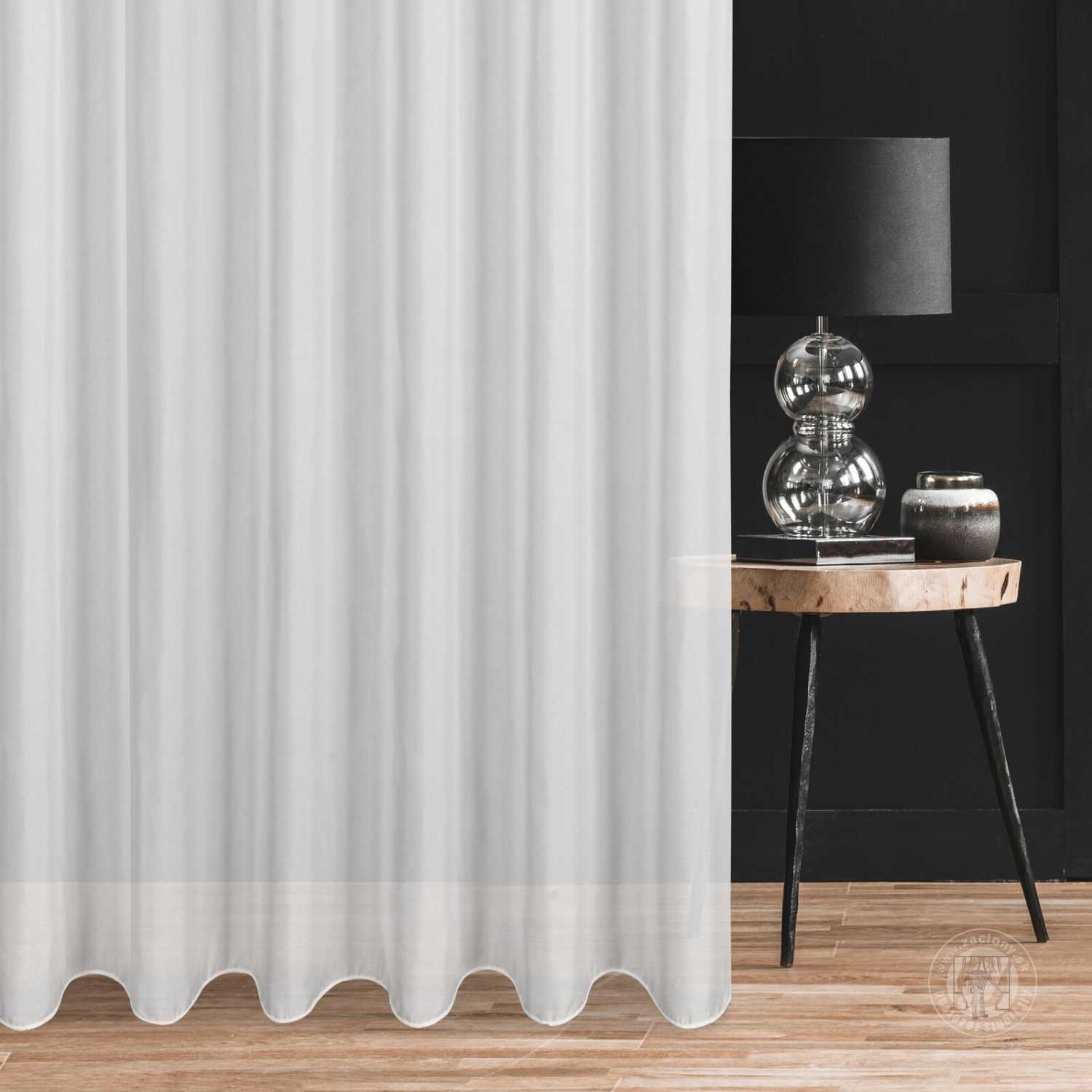 Záclona metráž 20760 biela, 315cm