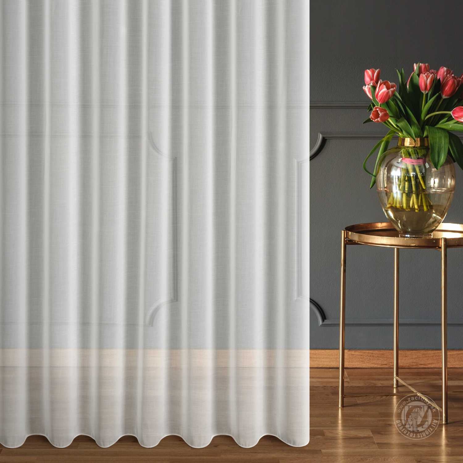 Záclona metráž 42000 naturálna 300cm