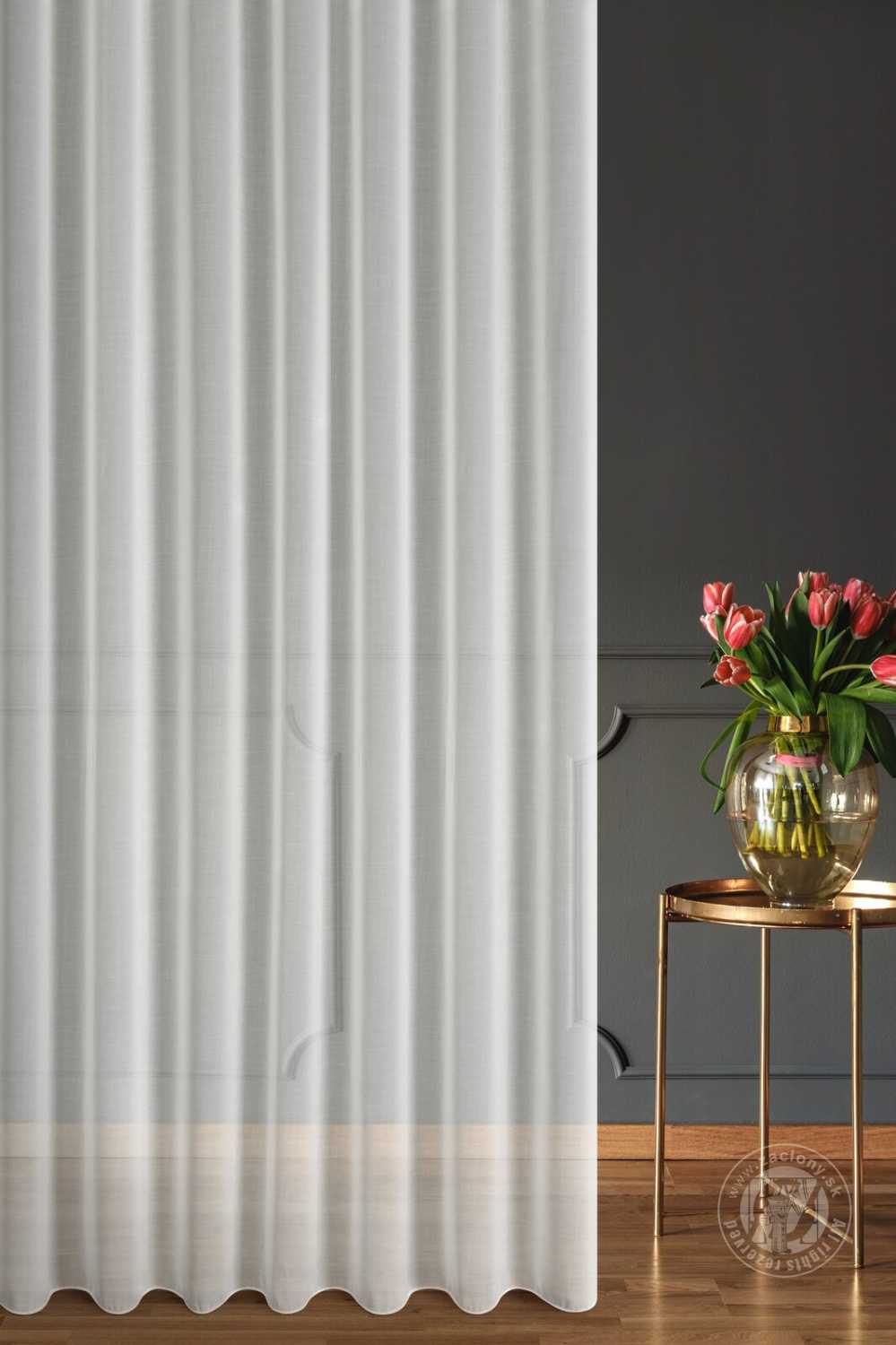 Záclona metráž 42000 naturálna 300cm