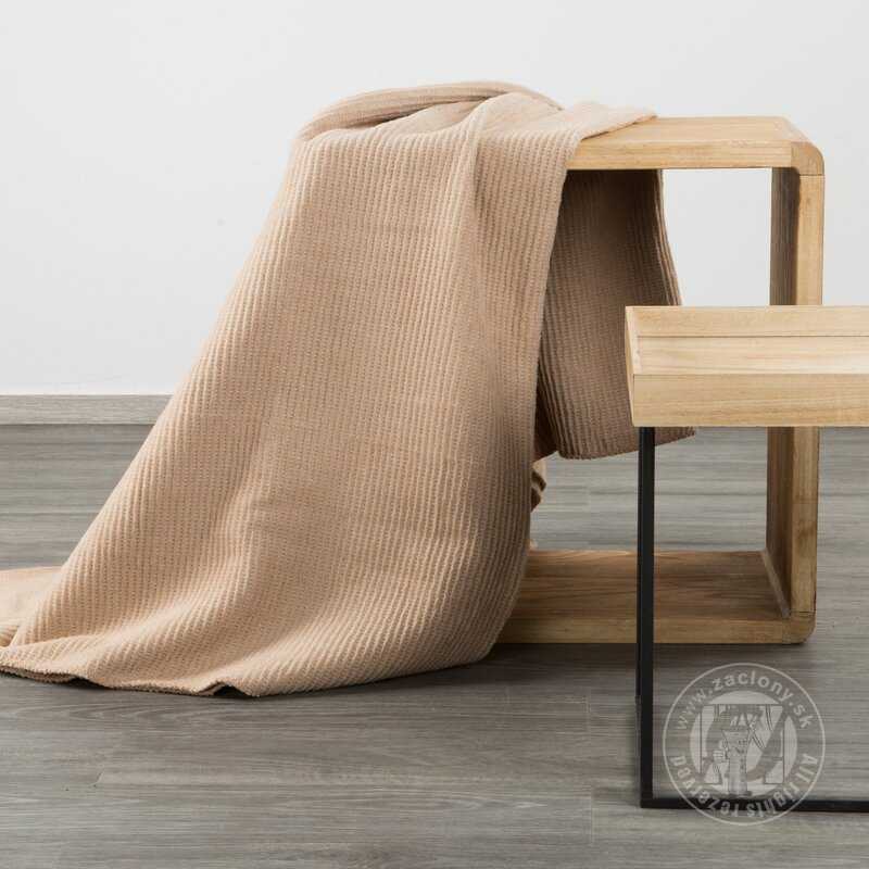 Deka AMBER na kreslo 70x160cm béžová