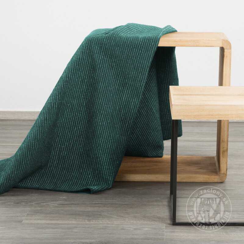 Deka AMBER na kreslo 70x160cm tyrkysová