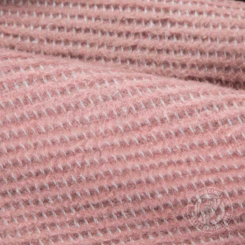 Deka AMBER s vafľovou štruktúrou 200x220cm púdrová ružová