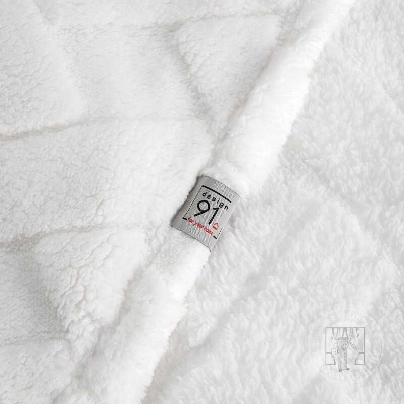 Deka na kreslo CARO 70x160cm biela