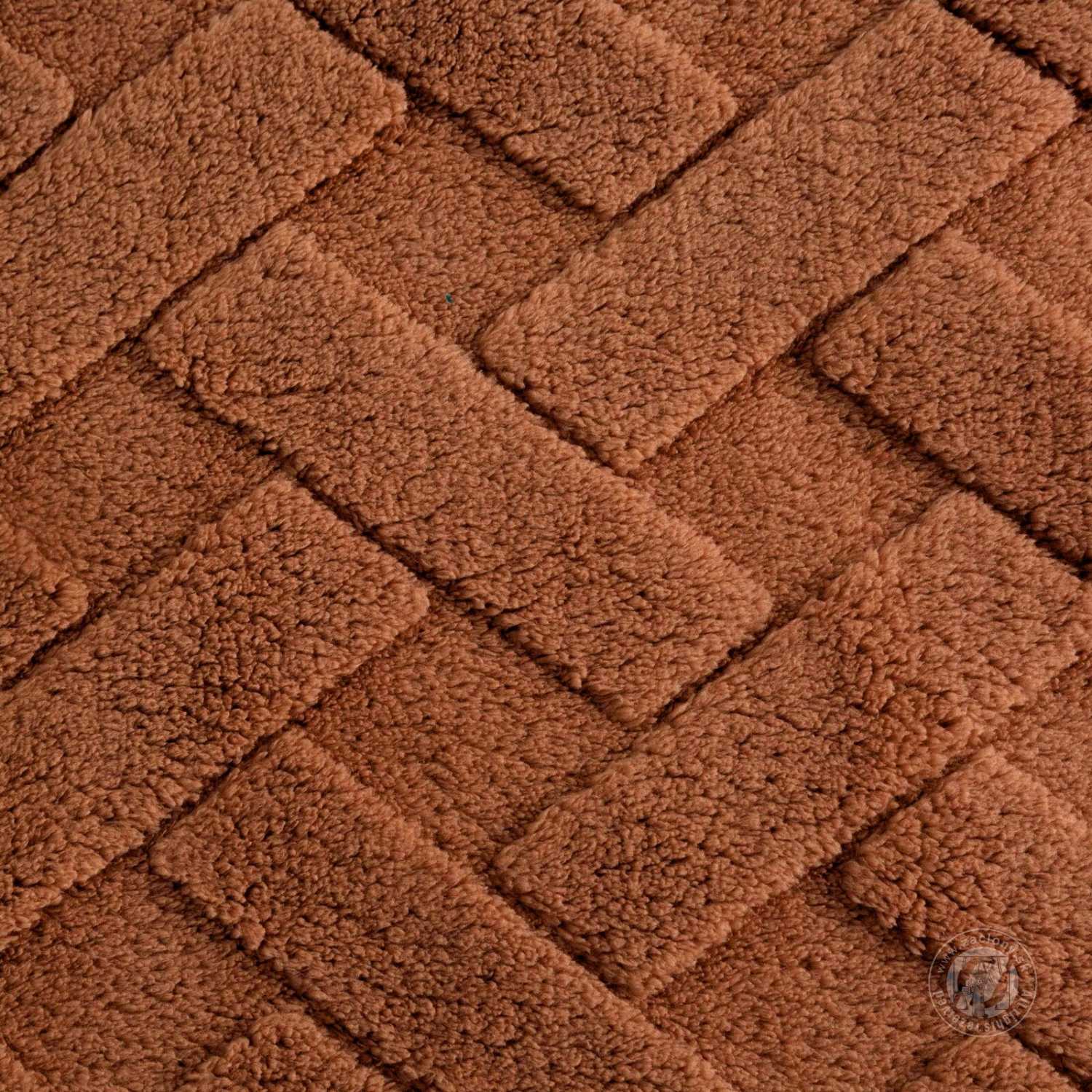 Deka z mikroflanelu CARO 170x210cm tehlová