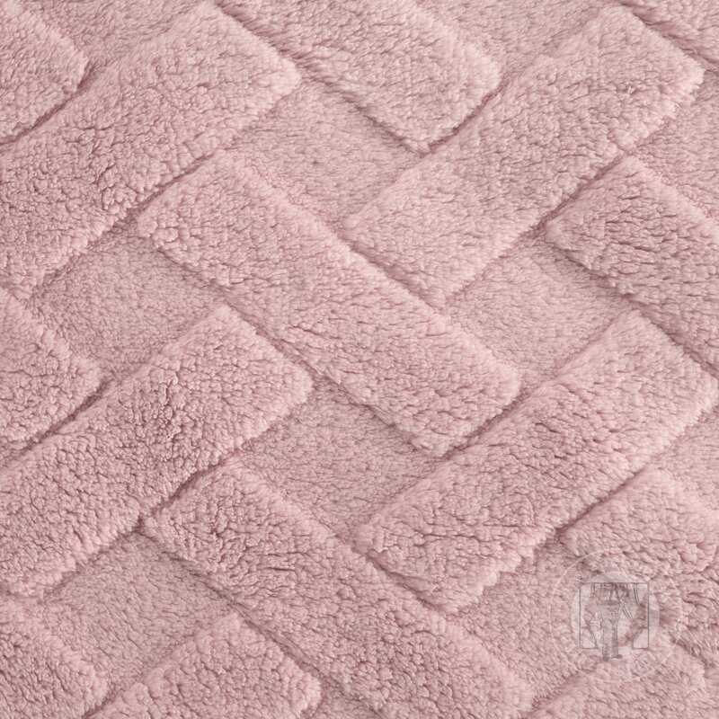 Deka z mikroflanelu CARO 150x200cm ružová