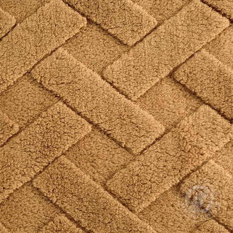 Deka z mikroflanelu CARO 200x220cm medová