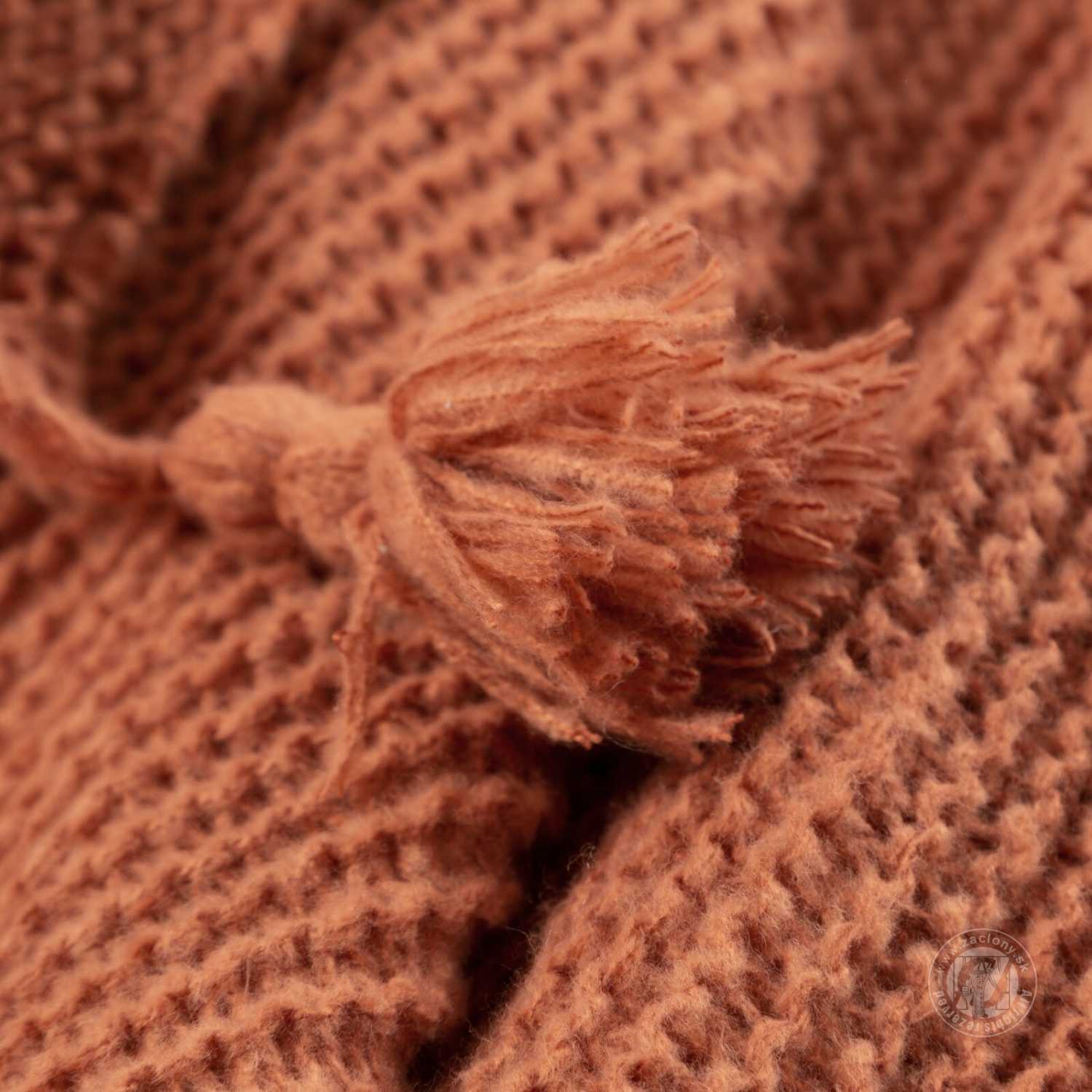 Deka PLED 130x170cm tehlová