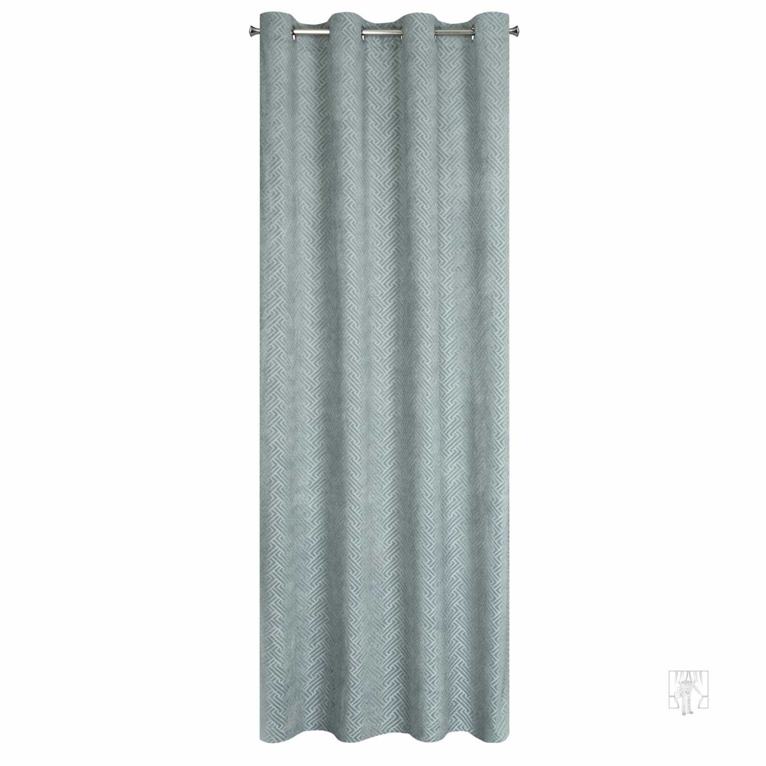 Záves ISLA na krúžkoch 140x250cm oceľový