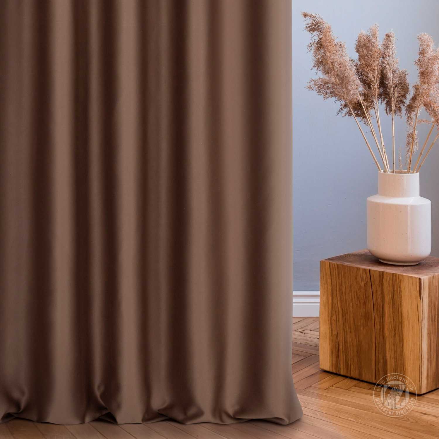 Záves BLACKOUT hnedý