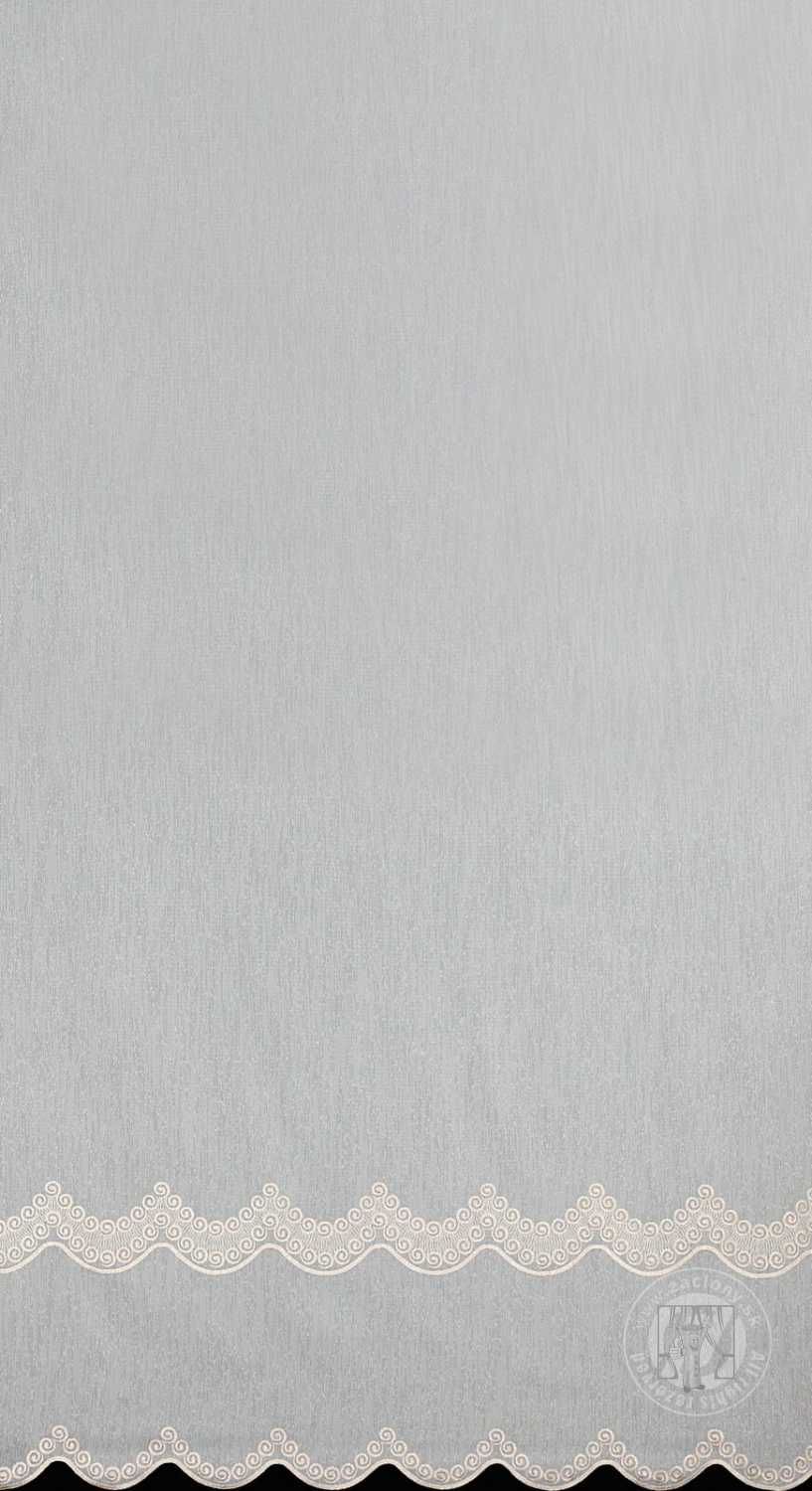 Záclona metráž 725352 biela/zlatá 280cm