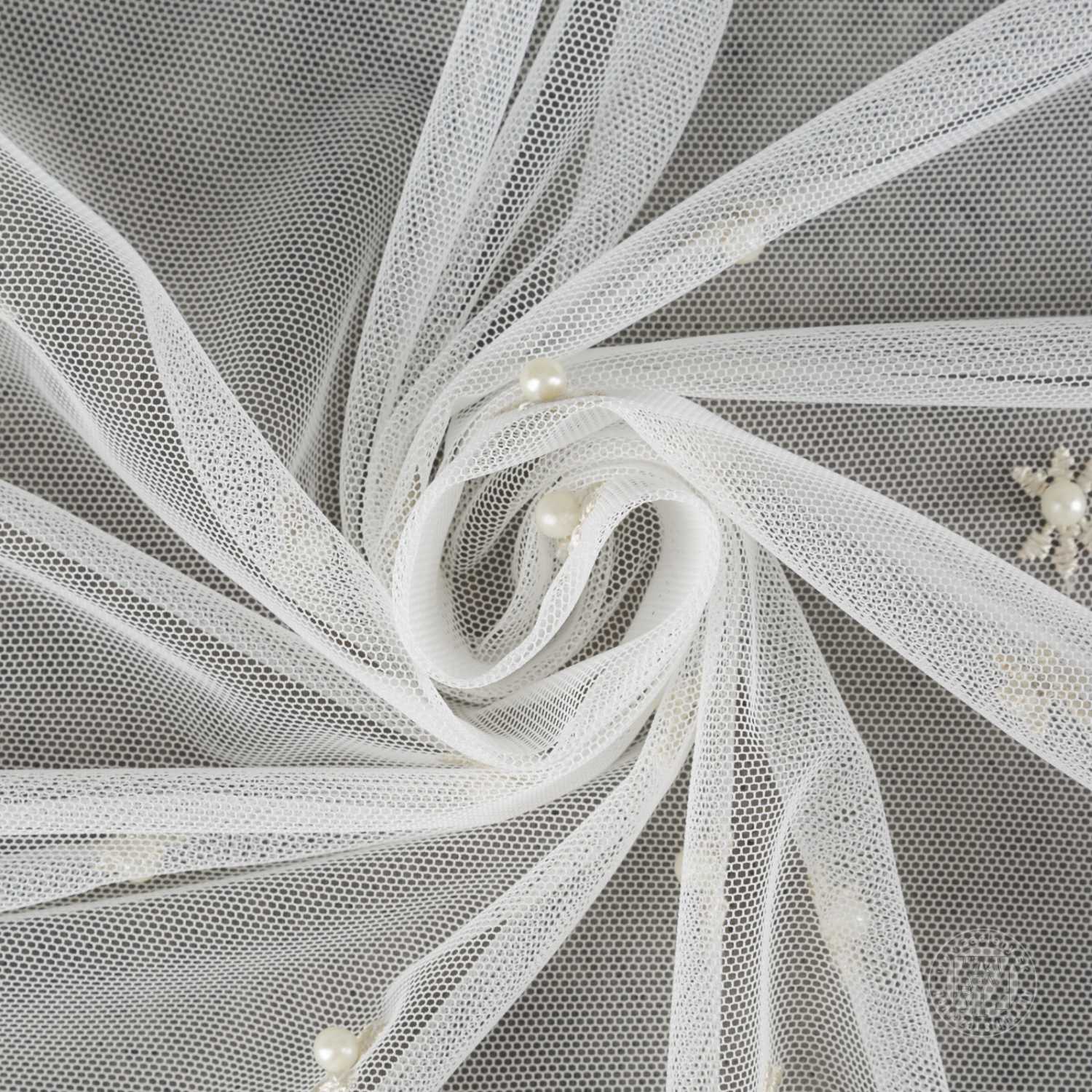 Záclona metráž 26940 krémová/zlatá 290cm