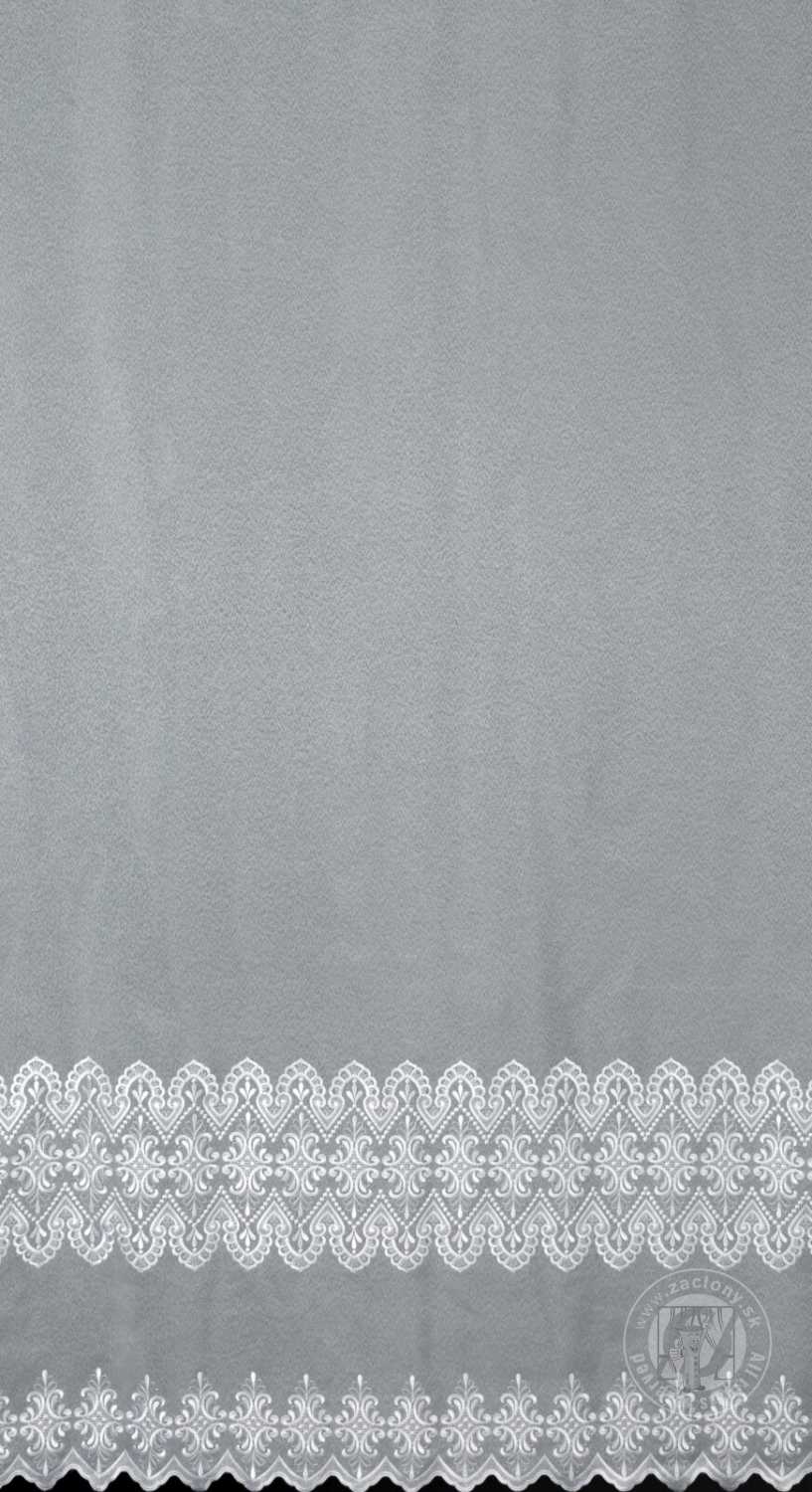 Záclona metráž 98816 biela 280cm