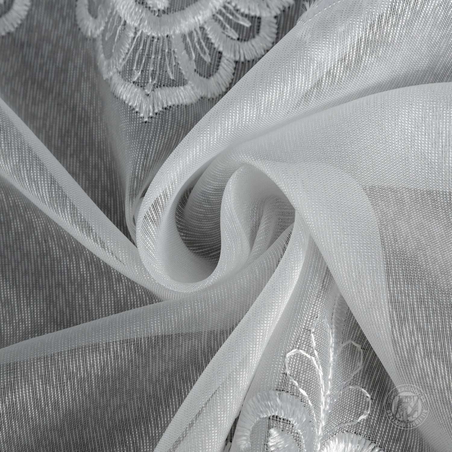 Záclona metráž 98816 biela 280cm