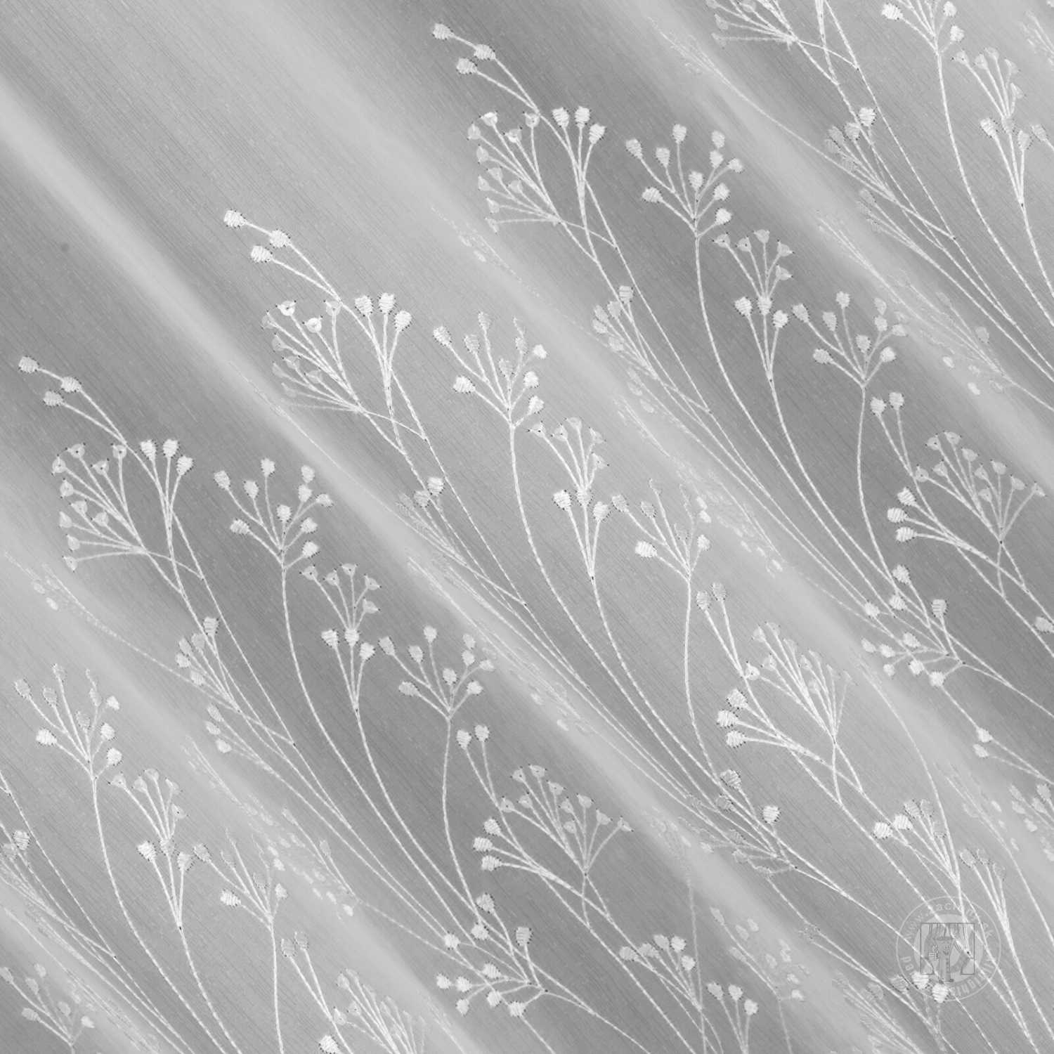 Záclona metráž 33593 biela 280cm