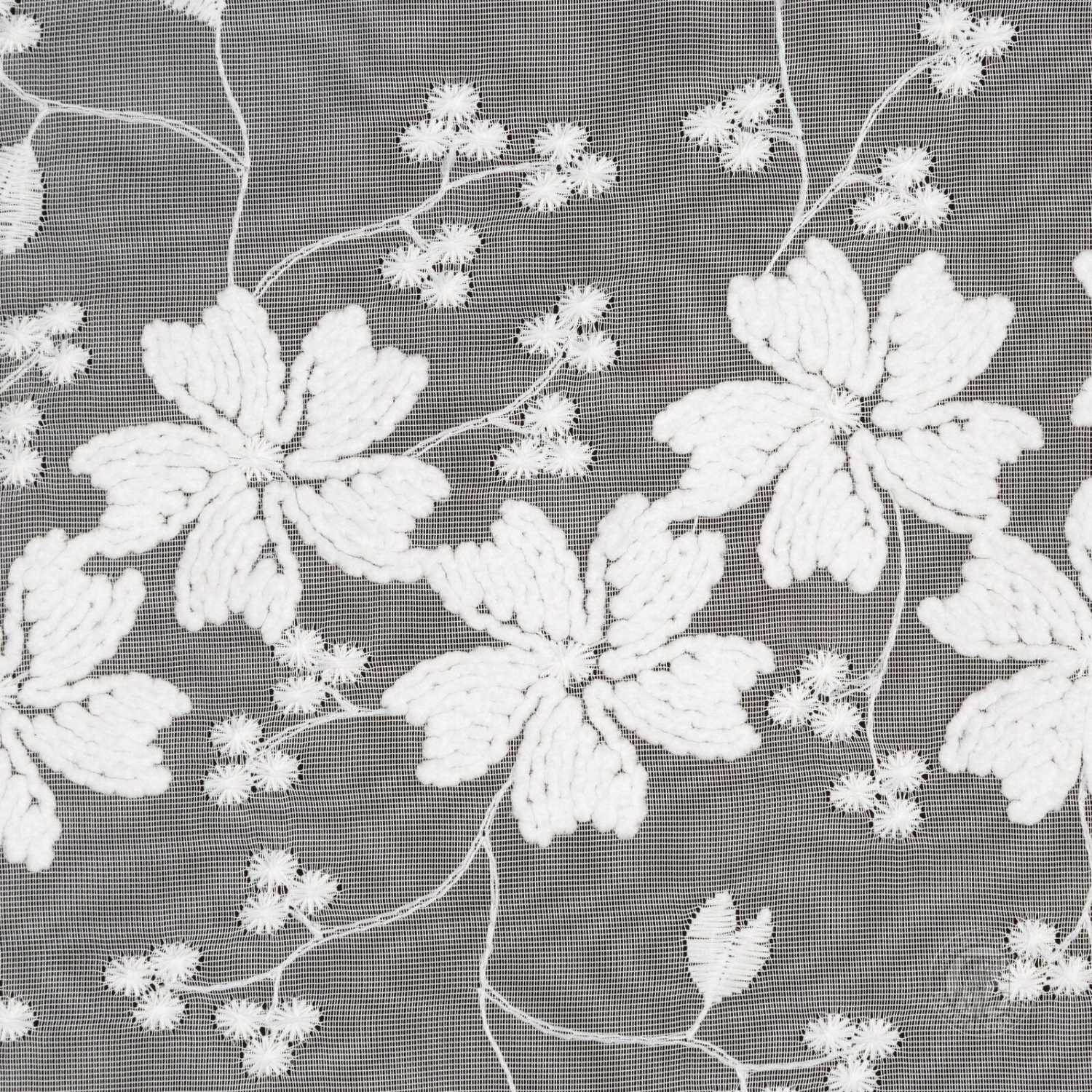 Záclona metráž NELA/PERU biela 280cm