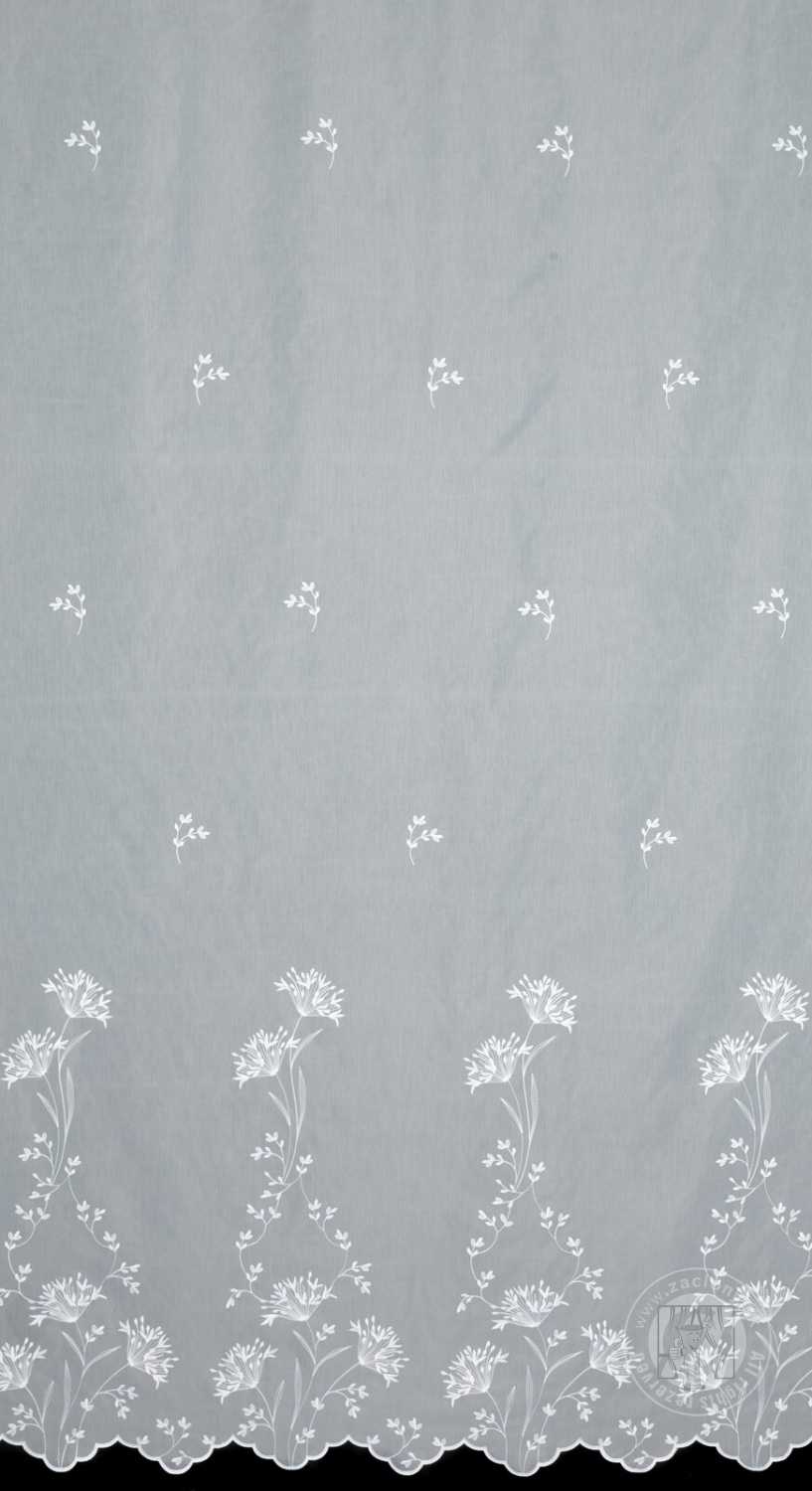 Záclona metráž 54295 biela 280cm