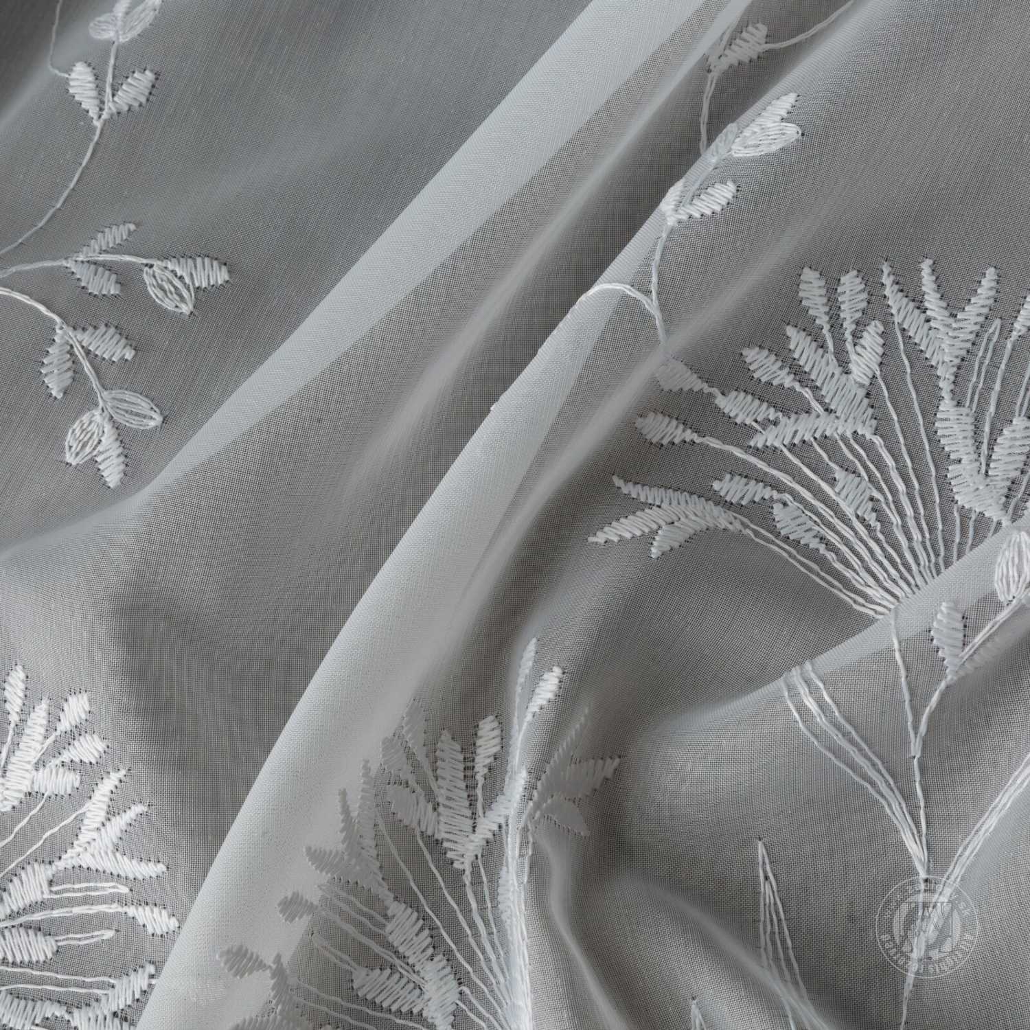 Záclona metráž 54295 biela 280cm