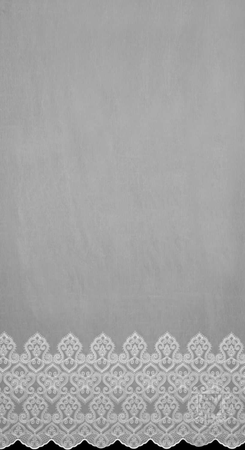 Záclona metráž 34438 biela 290cm