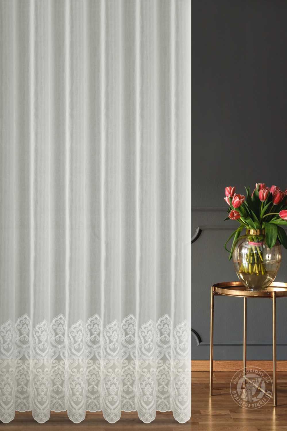 Záclona metráž 34438 naturálna 290cm