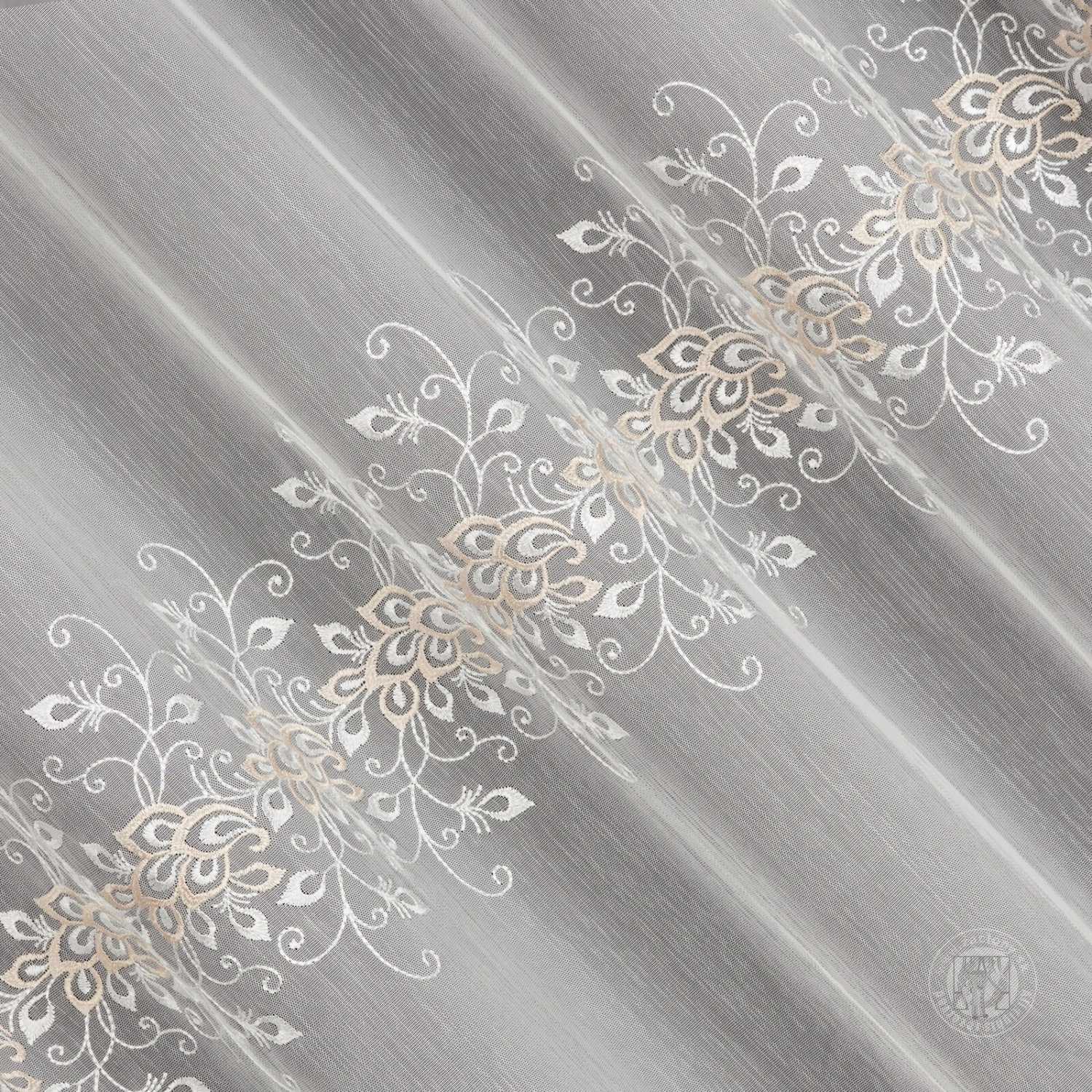 Záclona metráž 28015/ADEN krémová 300cm