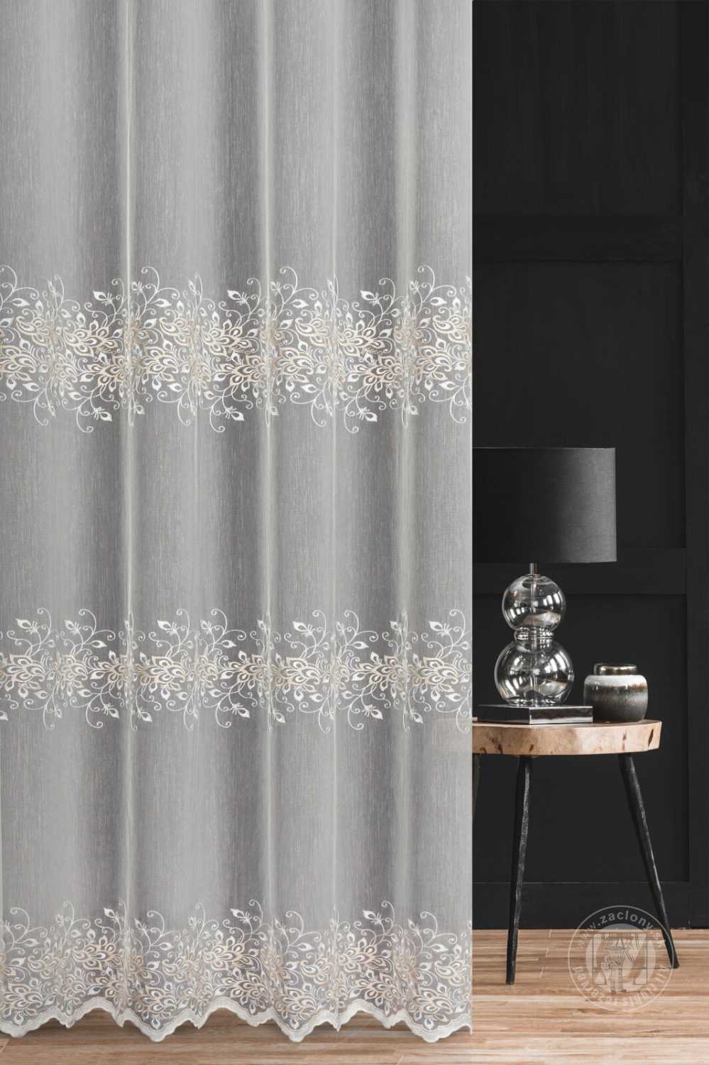 Záclona metráž 28015/ADEN krémová 300cm