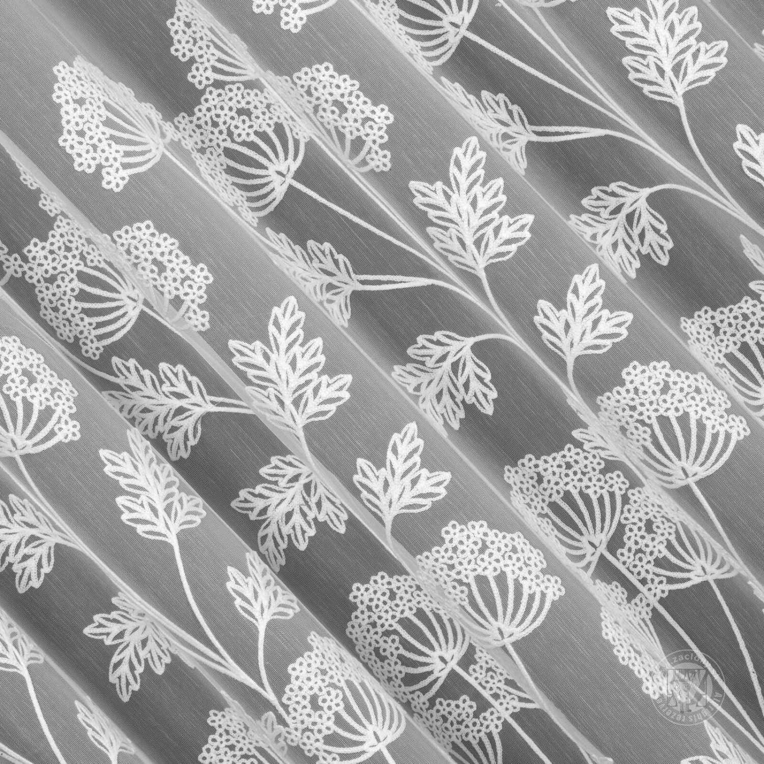 Záclona metráž 3312672/ADEN biela 300cm