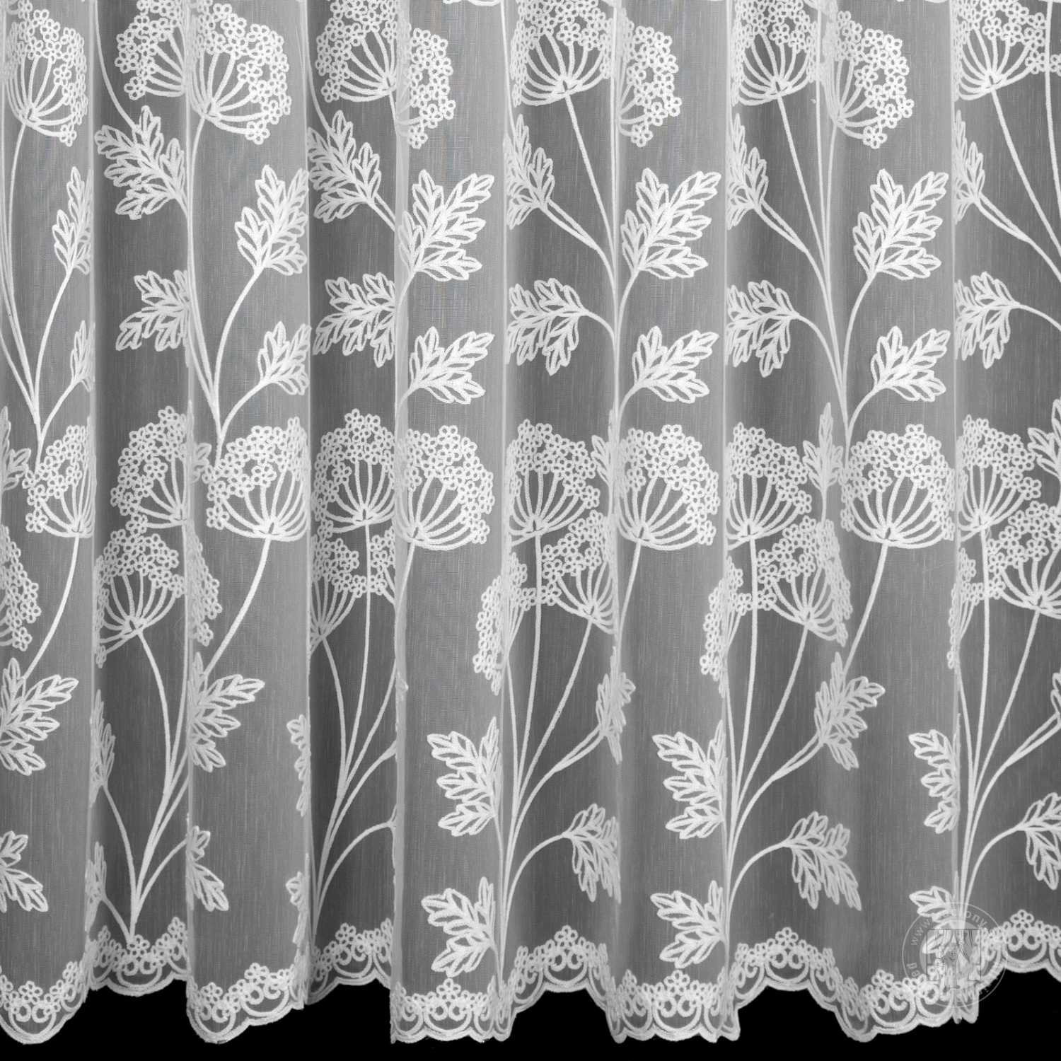 Záclona metráž 3312672/ADEN biela 300cm