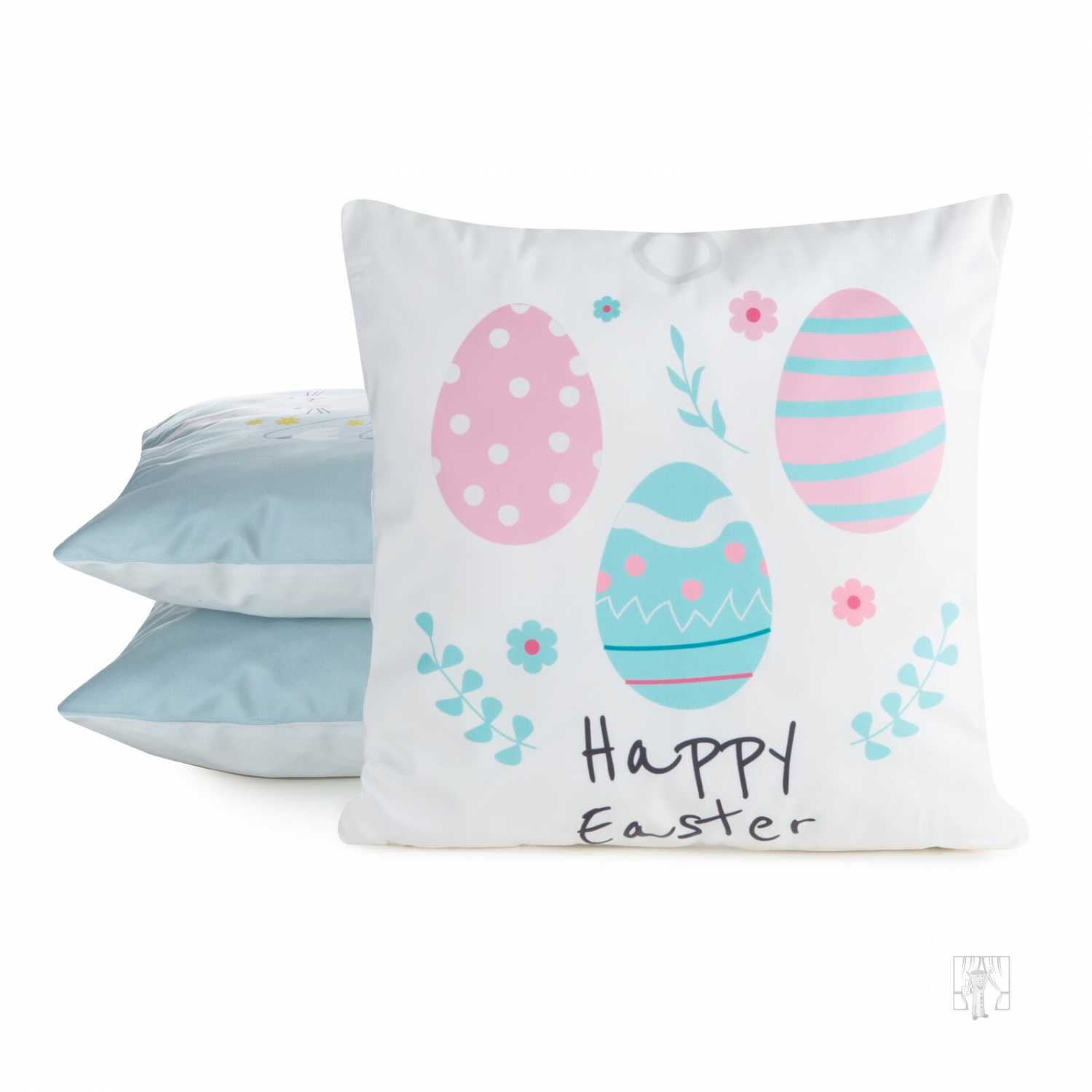 Veľkonočná obliečka na vankúš JAR/8 45x45cm biela/púdrová