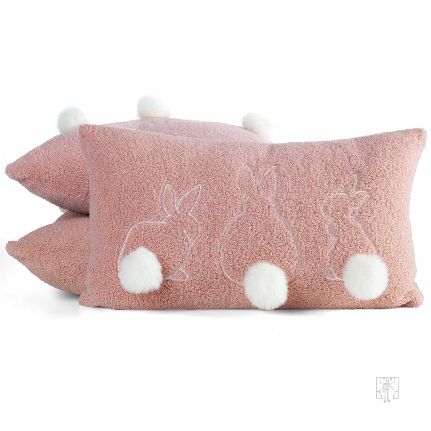 Veľkonočná obliečka na vankúš JAR/37 30x50cm púdrová/biela