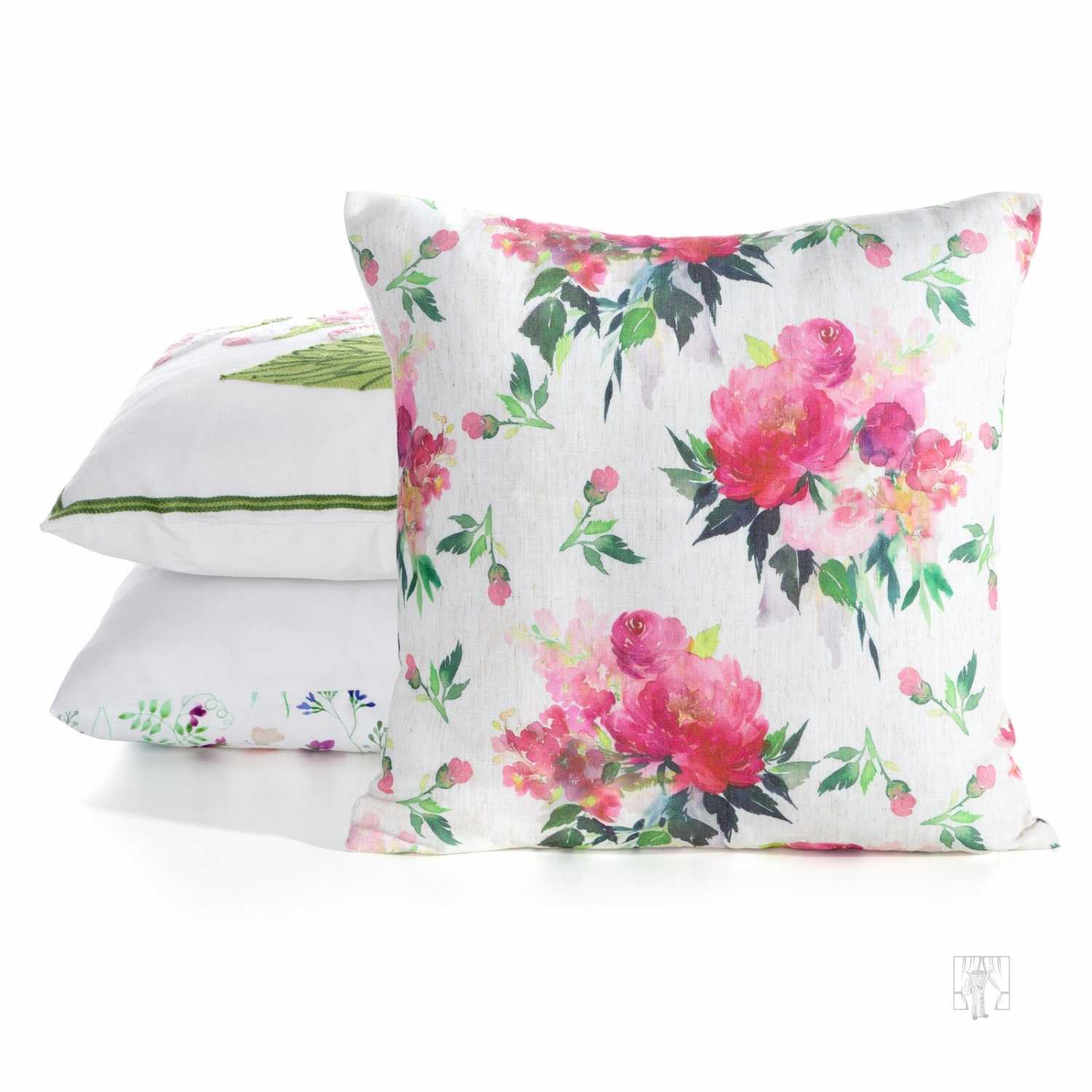 Veľkonočná obliečka na vankúš JAR/66 45x45cm naturálna/ružová