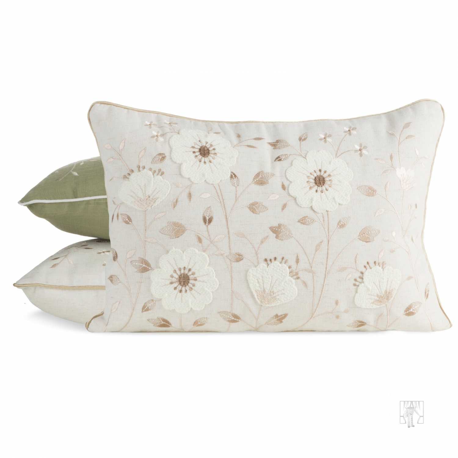 Veľkonočná obliečka na vankúš JAR/123 30x50cm béžová/biela