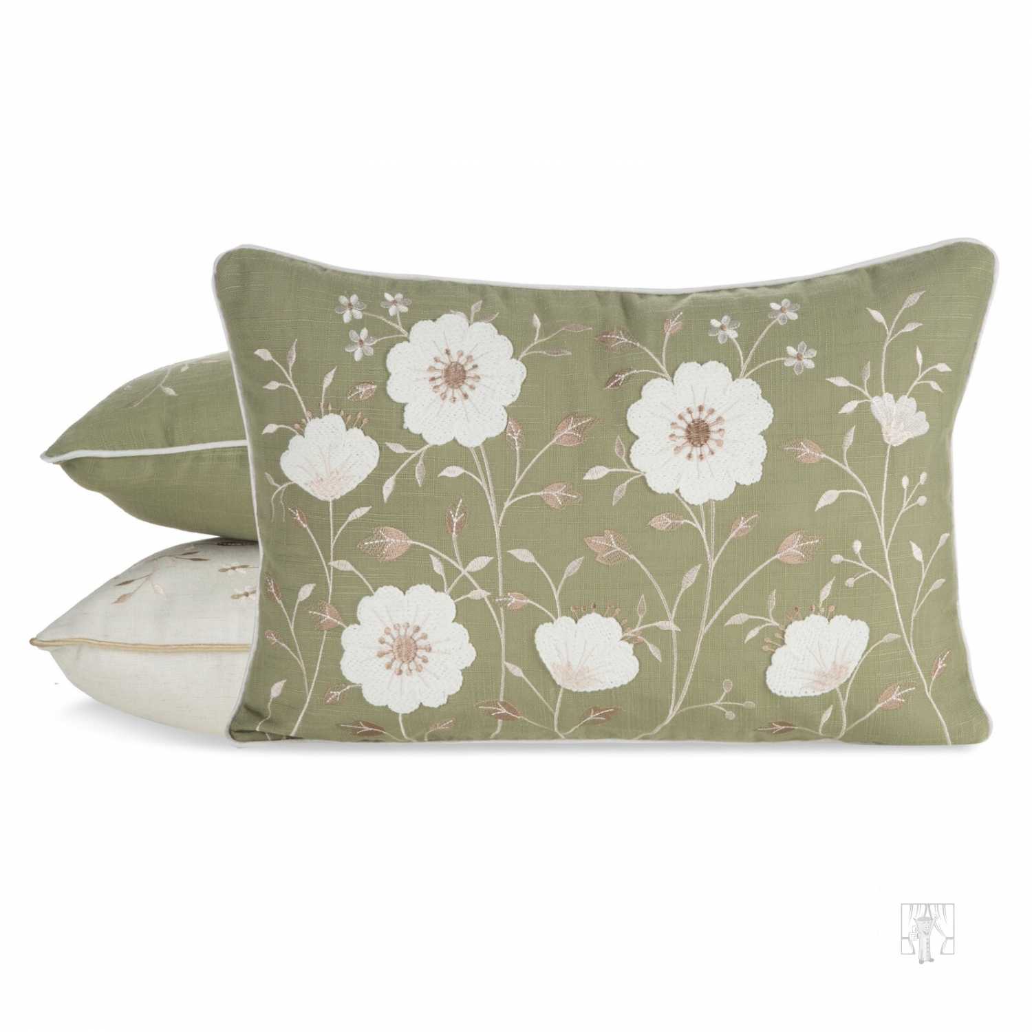 Veľkonočná obliečka na vankúš JAR/123 30x50cm zelená/biela