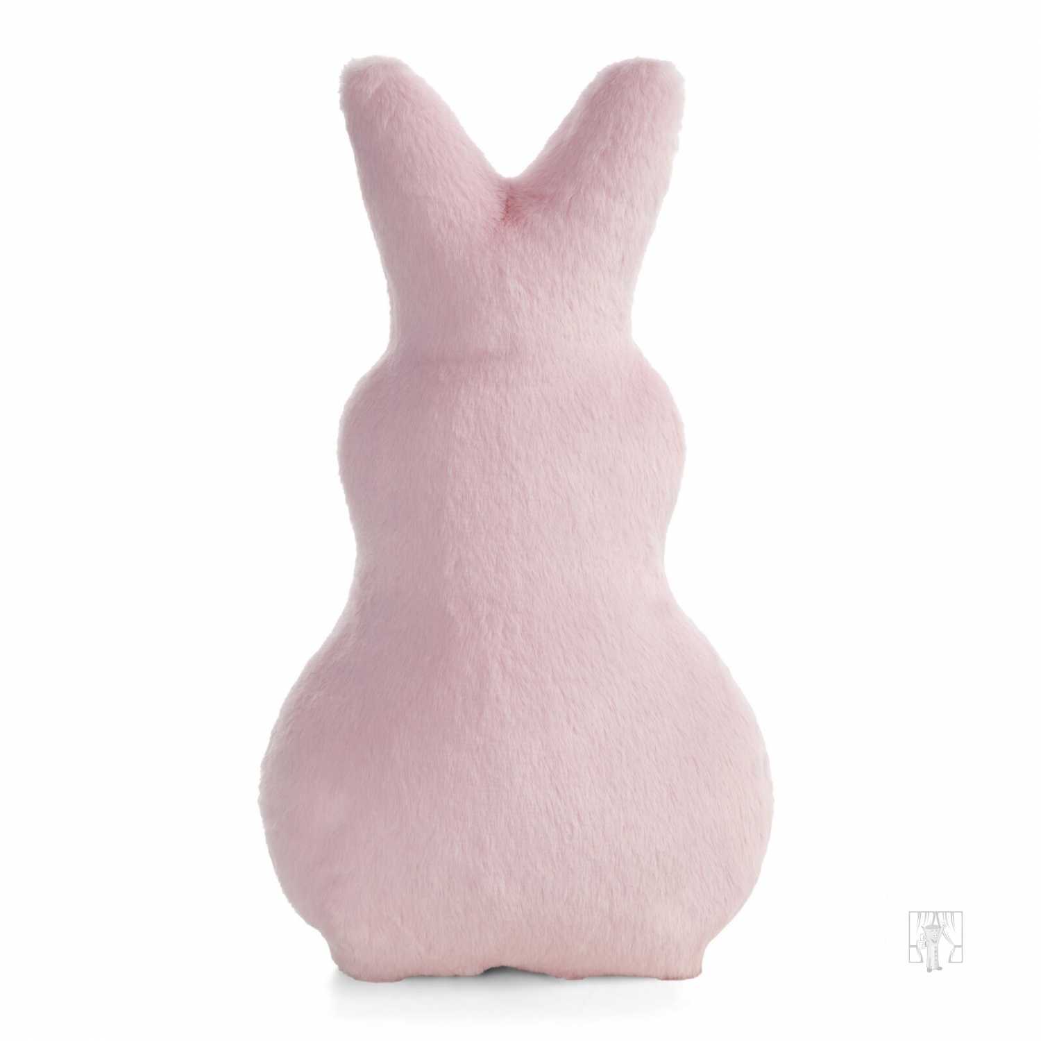 Dekoračný vankúš ZAJAC/130 21x41cm ružový