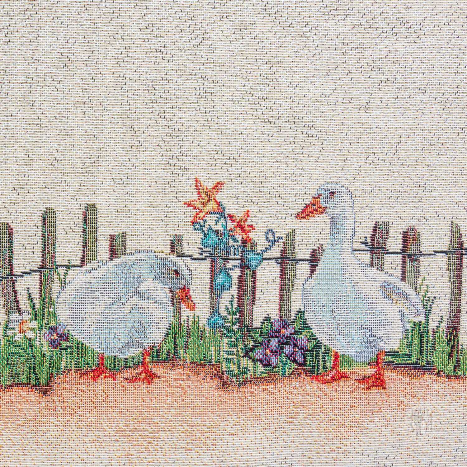 Veľkonočný gobelínový obrus 4097 45x140cm naturálny