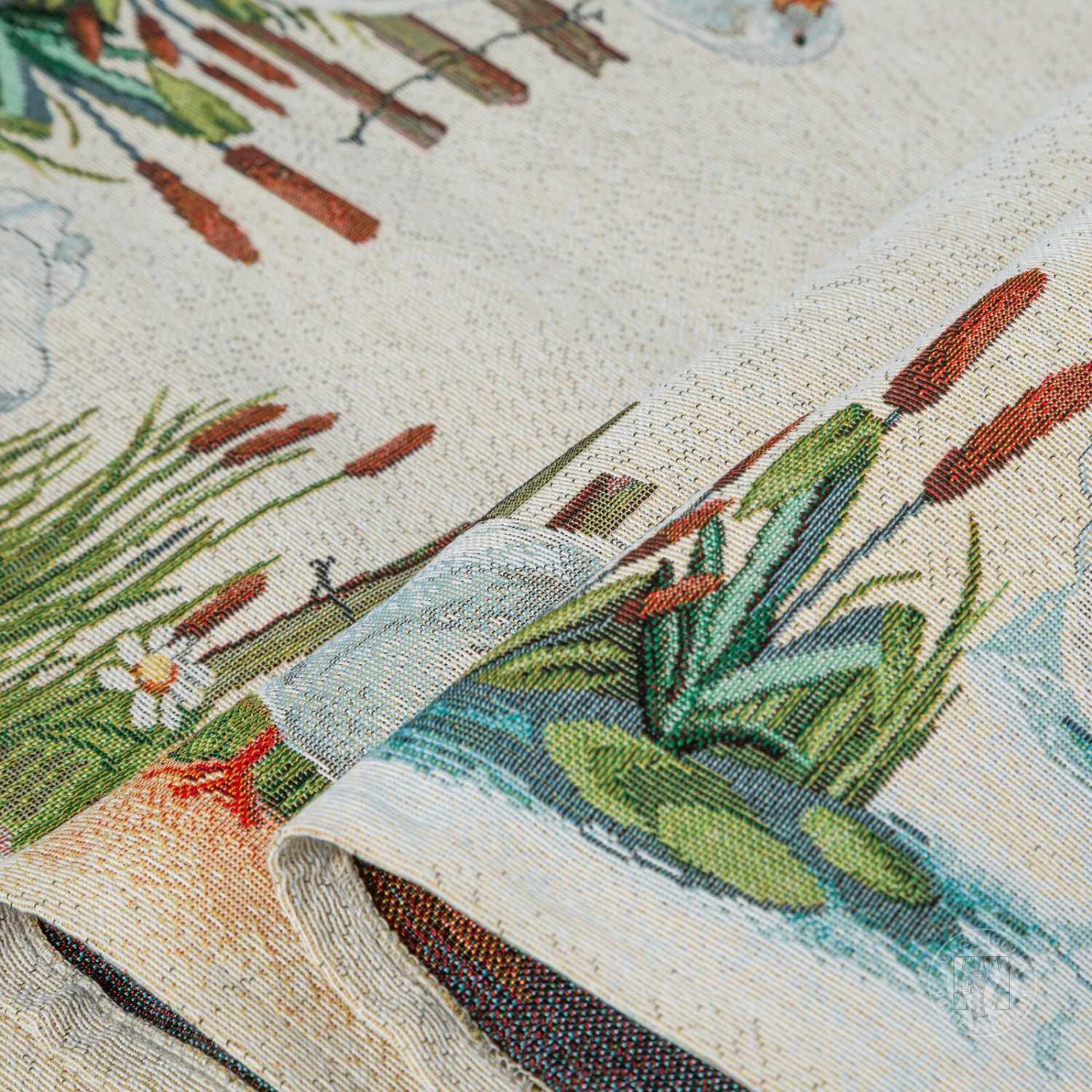 Veľkonočný gobelínový obrus 4097 100x100cm naturálny