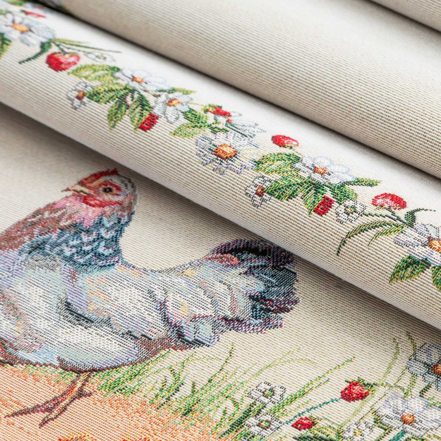 Veľkonočný gobelínový obrus 1287 45x140cm naturálny