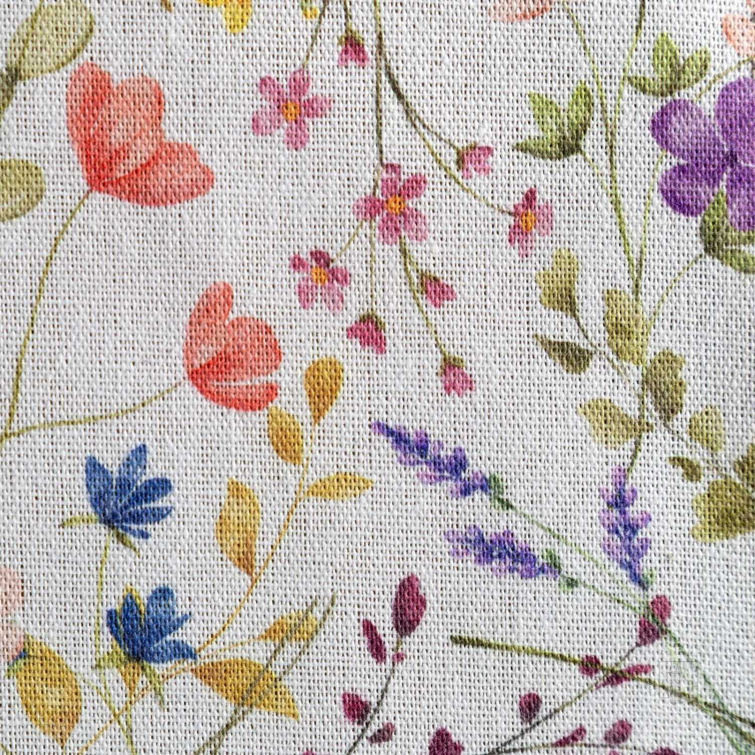 Obrus ANNA biely/fialový