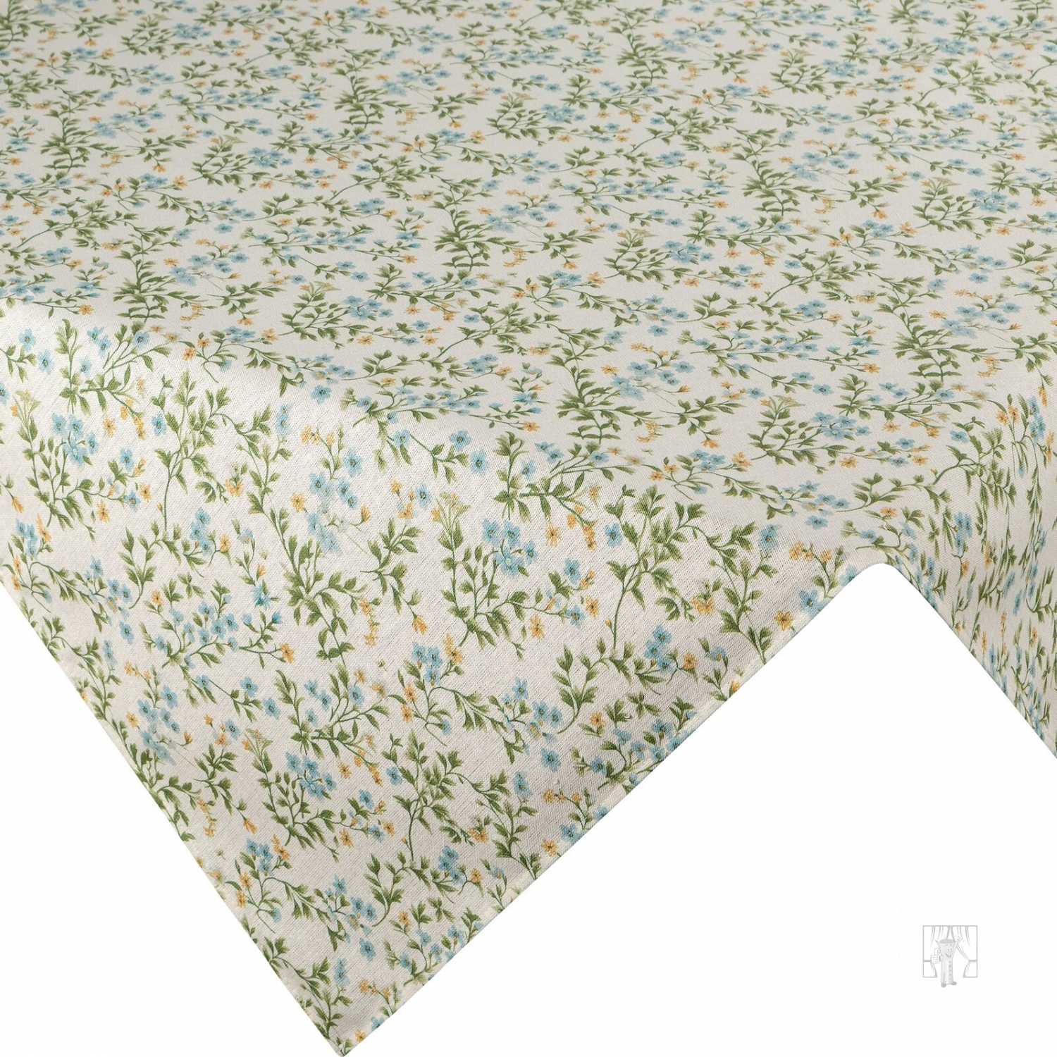 Obrus TARA krémový/zelený