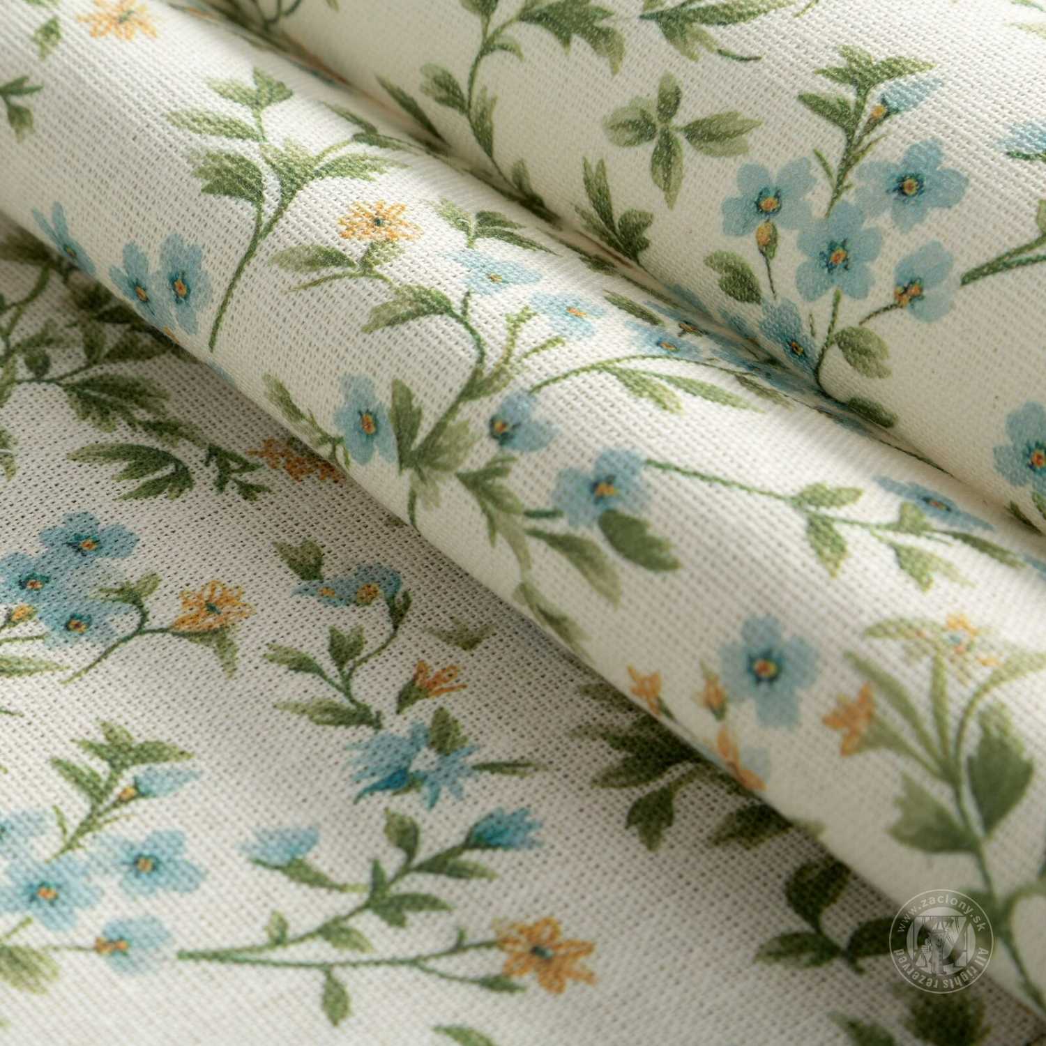 Obrus TARA krémový/zelený