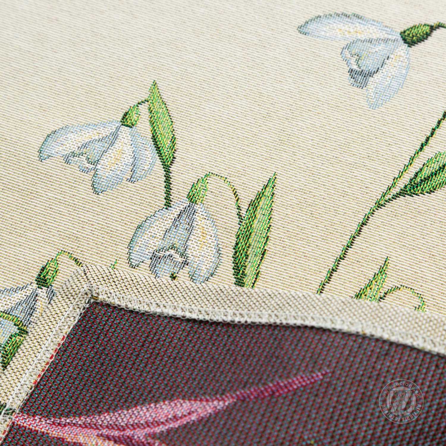 Veľkonočný gobelínový obrus 1300 45x140cm naturálny