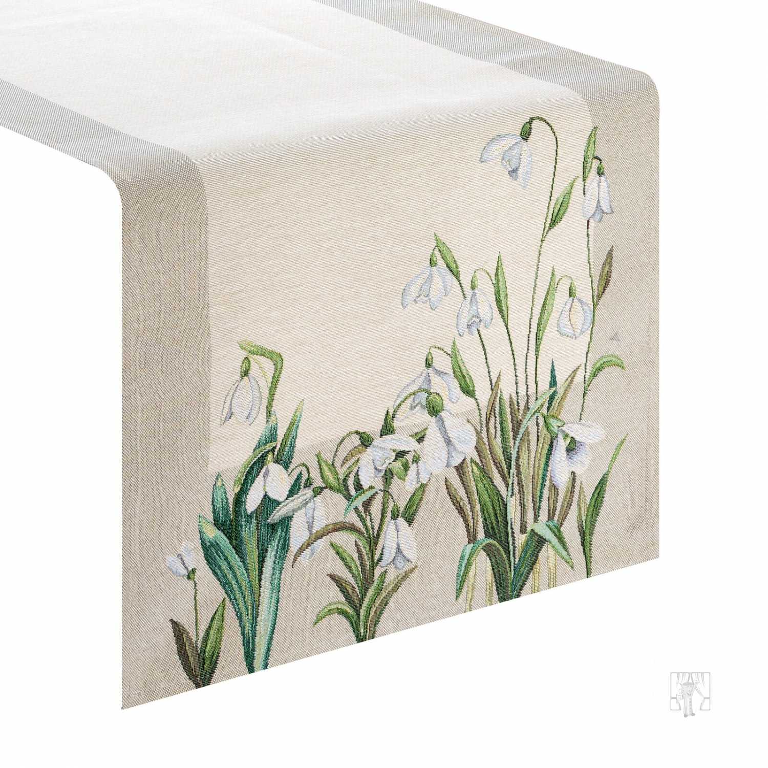 Veľkonočný gobelínový obrus 1300 45x140cm naturálny