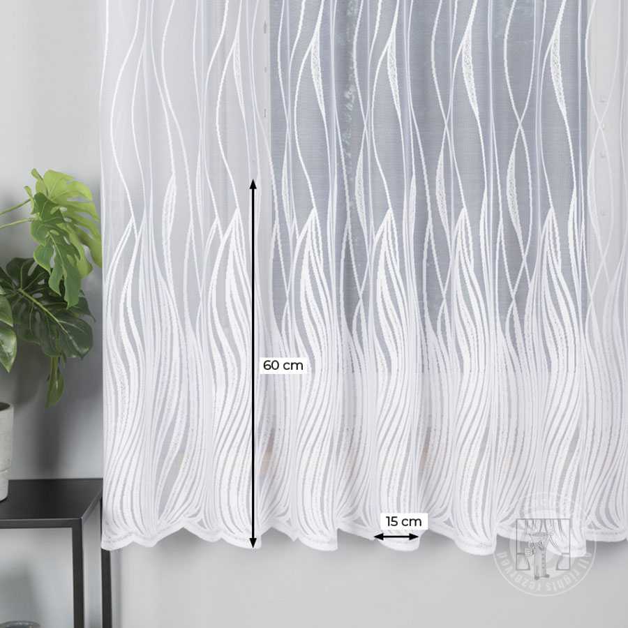 Žakarová záclona metráž 007505/001, 180cm