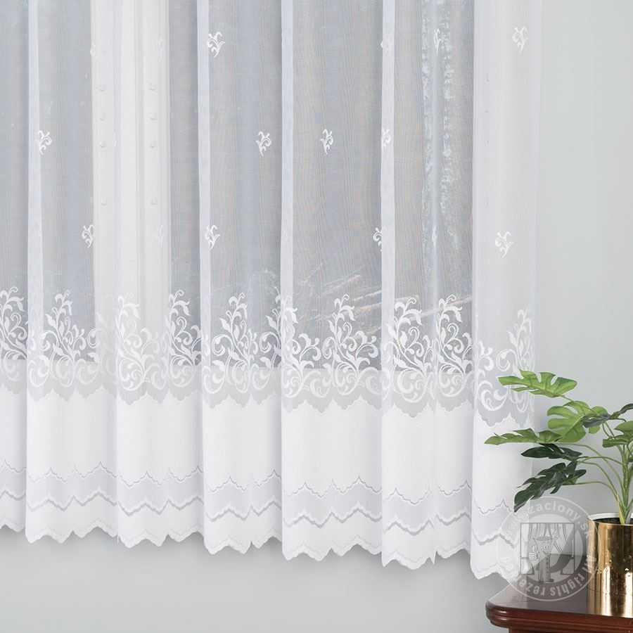 Žakarová záclona metráž 023419/001, 180cm