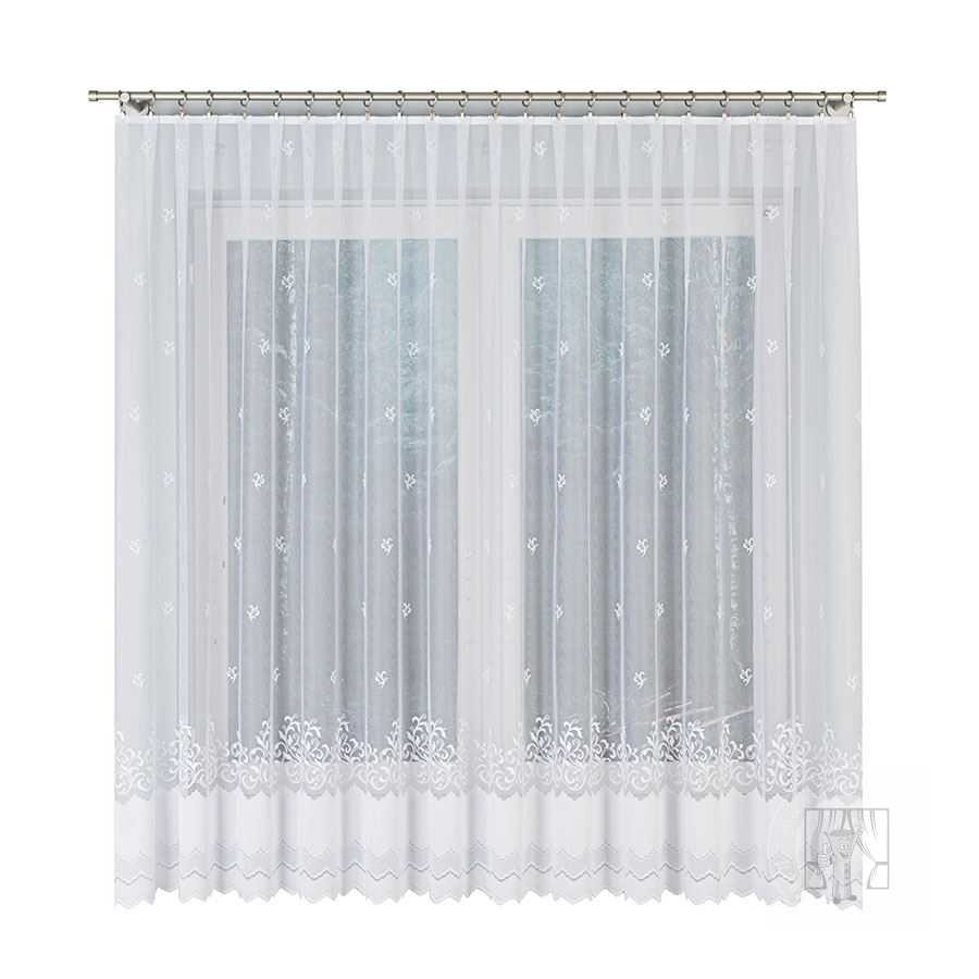 Žakarová záclona metráž 023419/001, 180cm