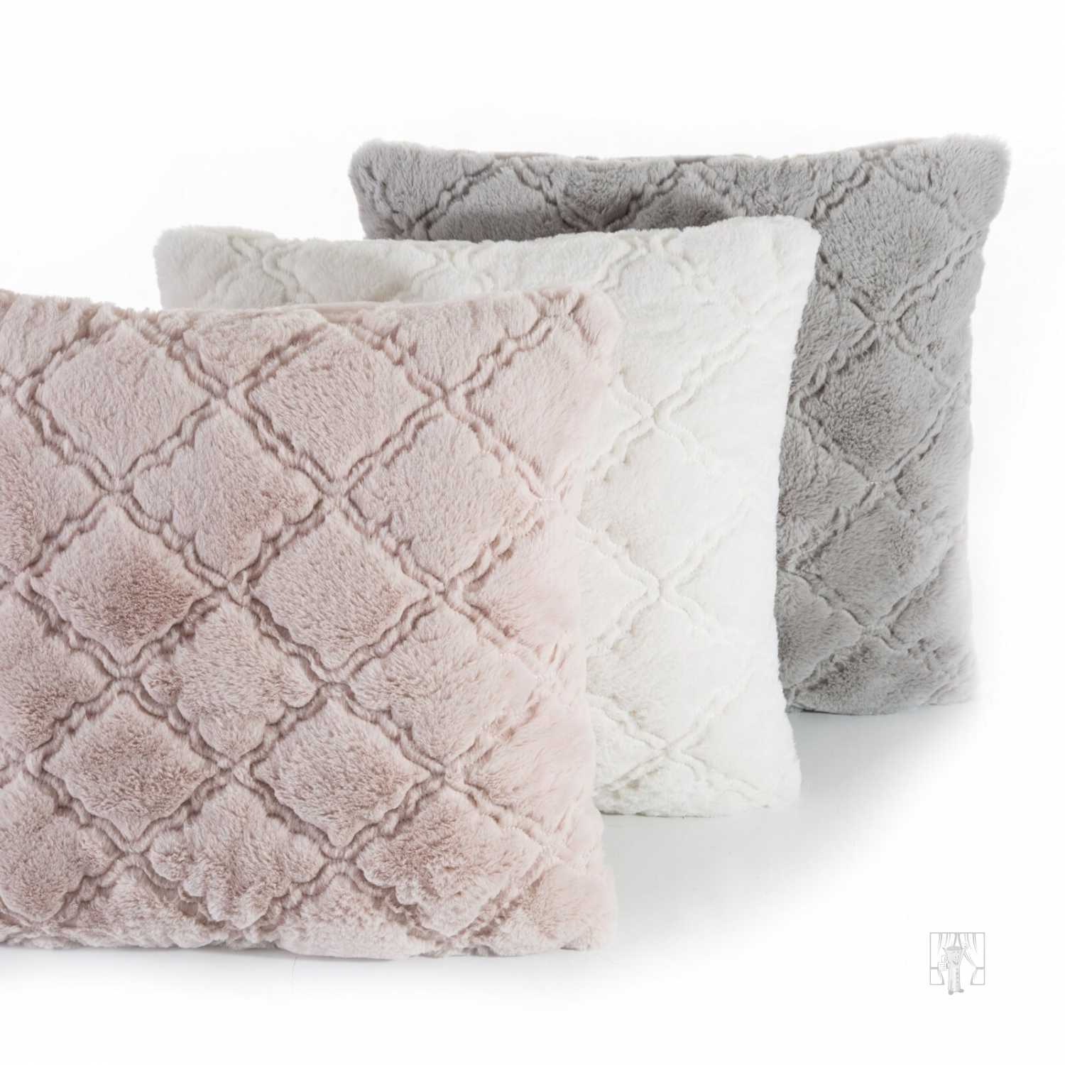 Obliečka na vankúš GIAN 45x45cm púdrovo ružová