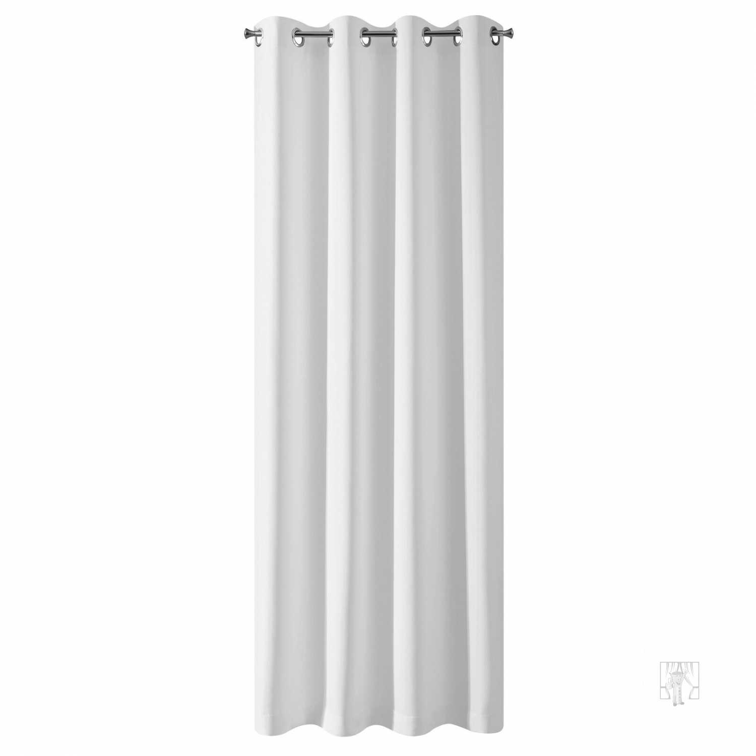 Záves NERISA na krúžkoch 140x250cm biely