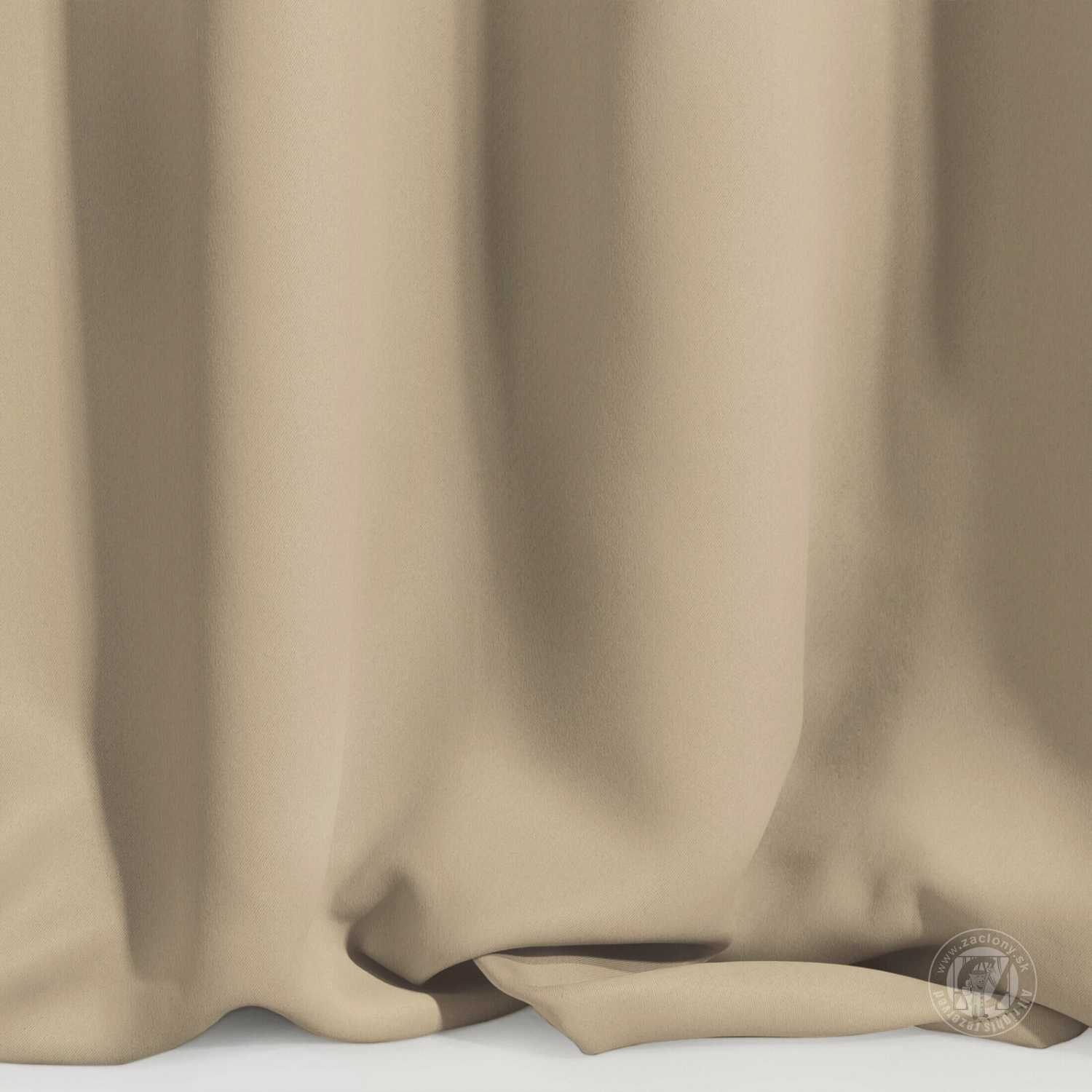 Záves NERISA na krúžkoch 140x250cm béžový