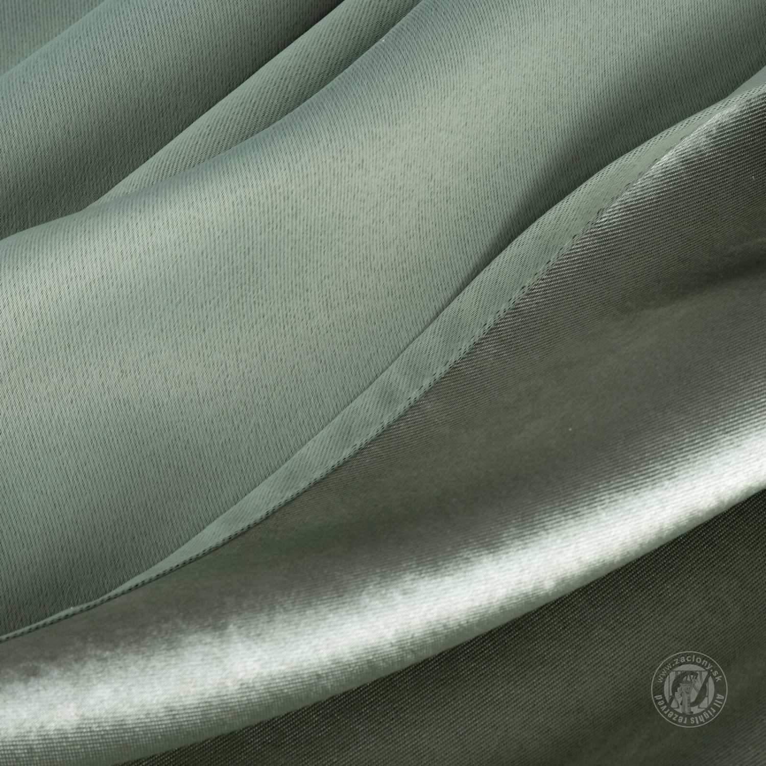 Záves NERISA na krúžkoch 140x250cm mätový