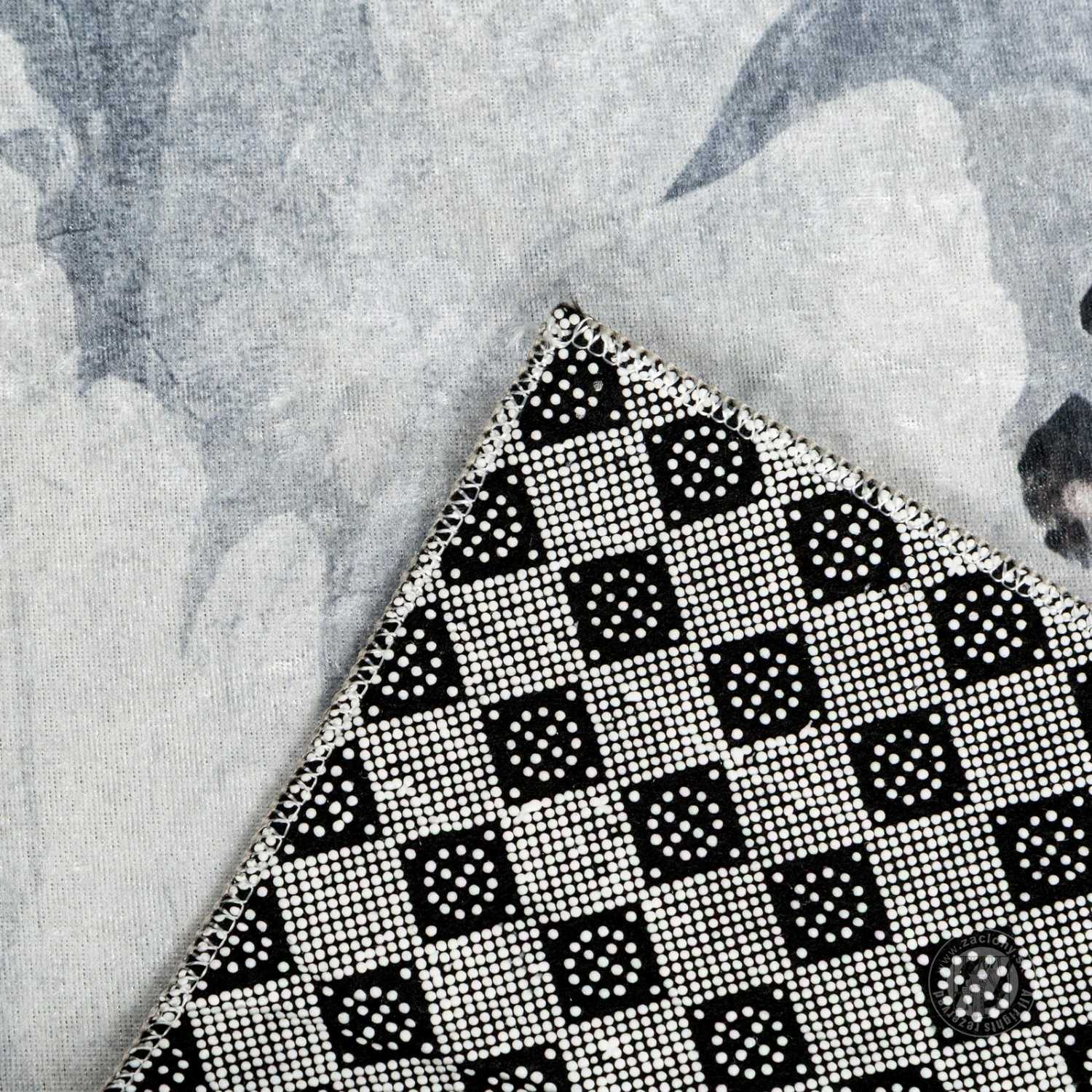 Kusový koberec LOTUS4 svetlosivý/strieborný